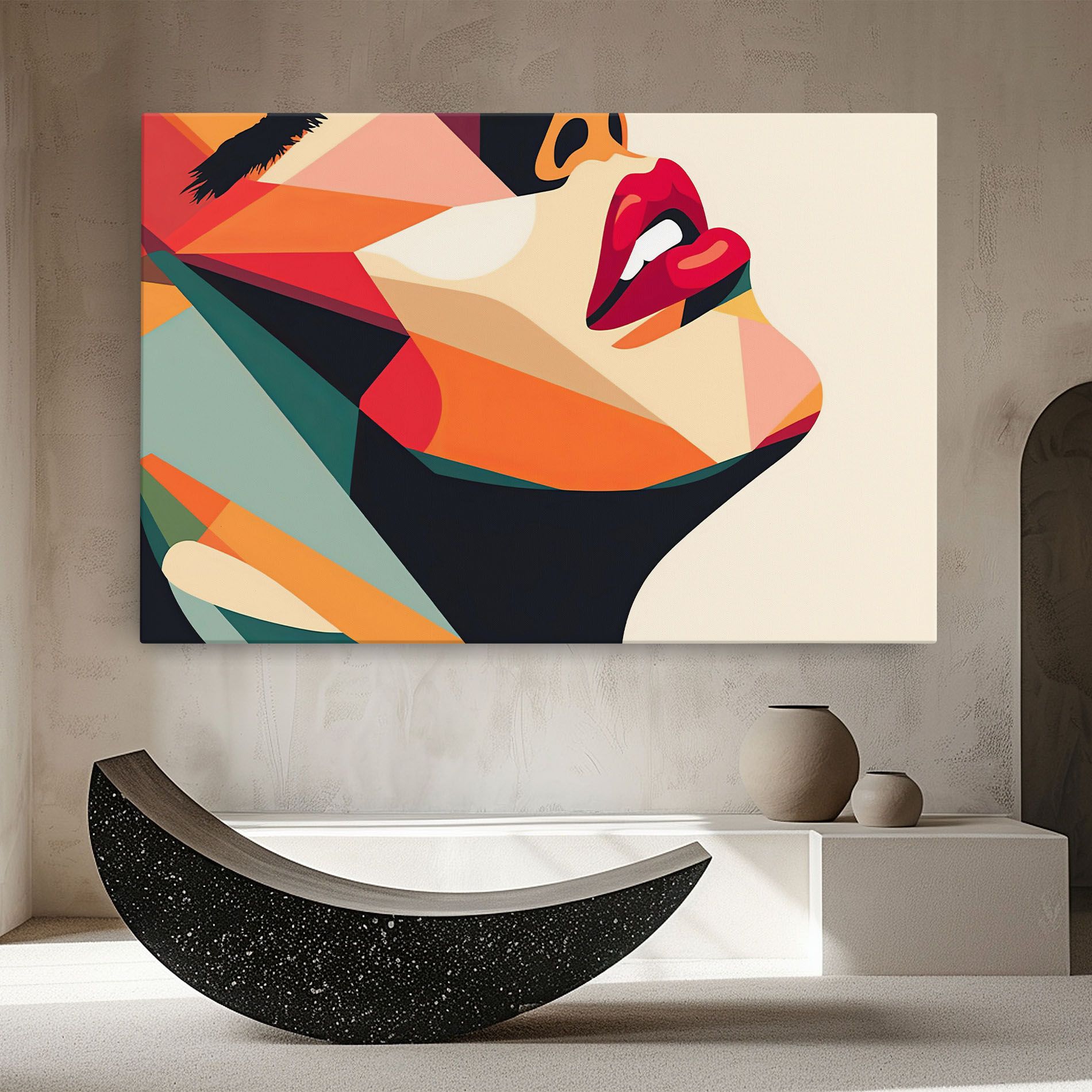 Abstract Lips mockup 8