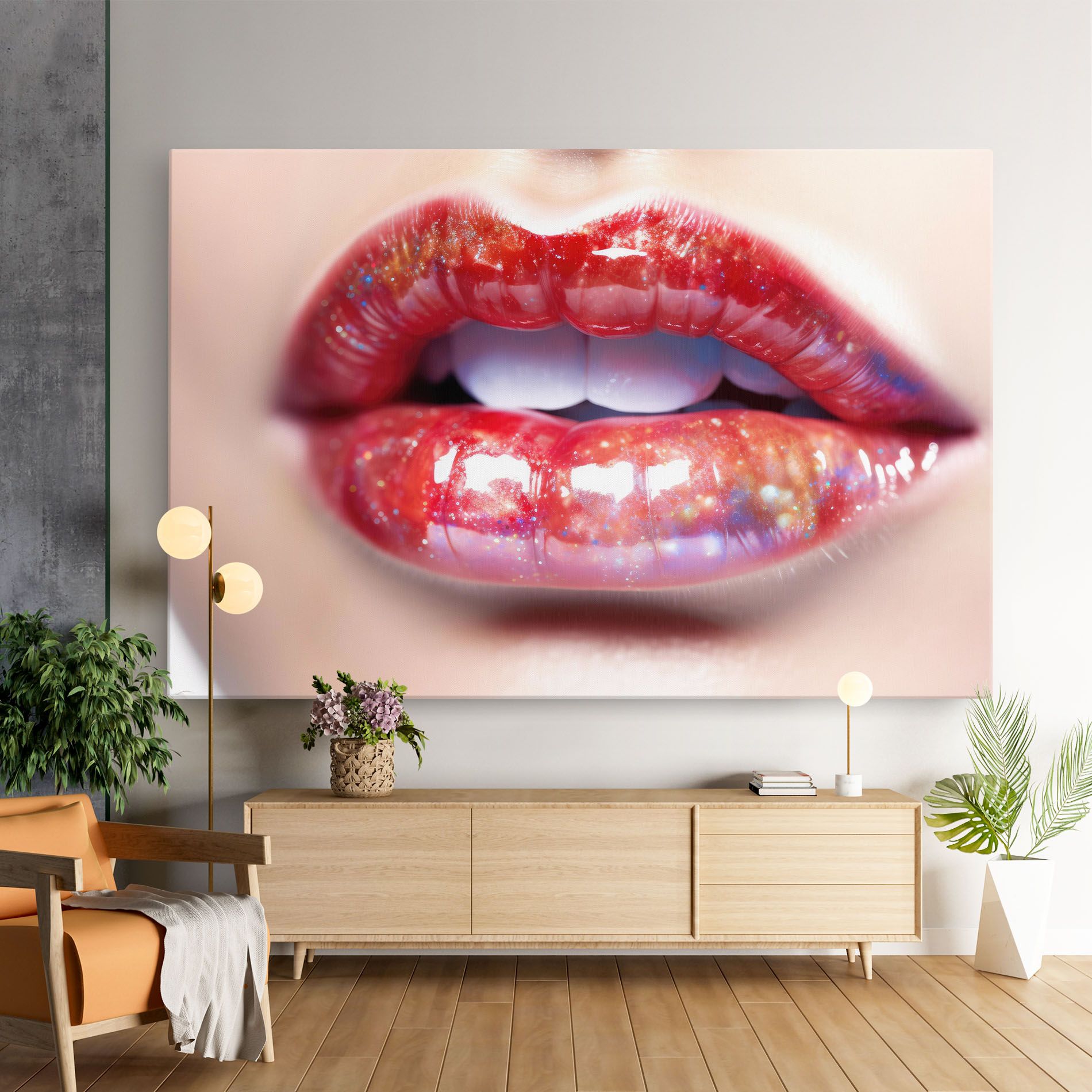 Red Pretty Lips mockup 9
