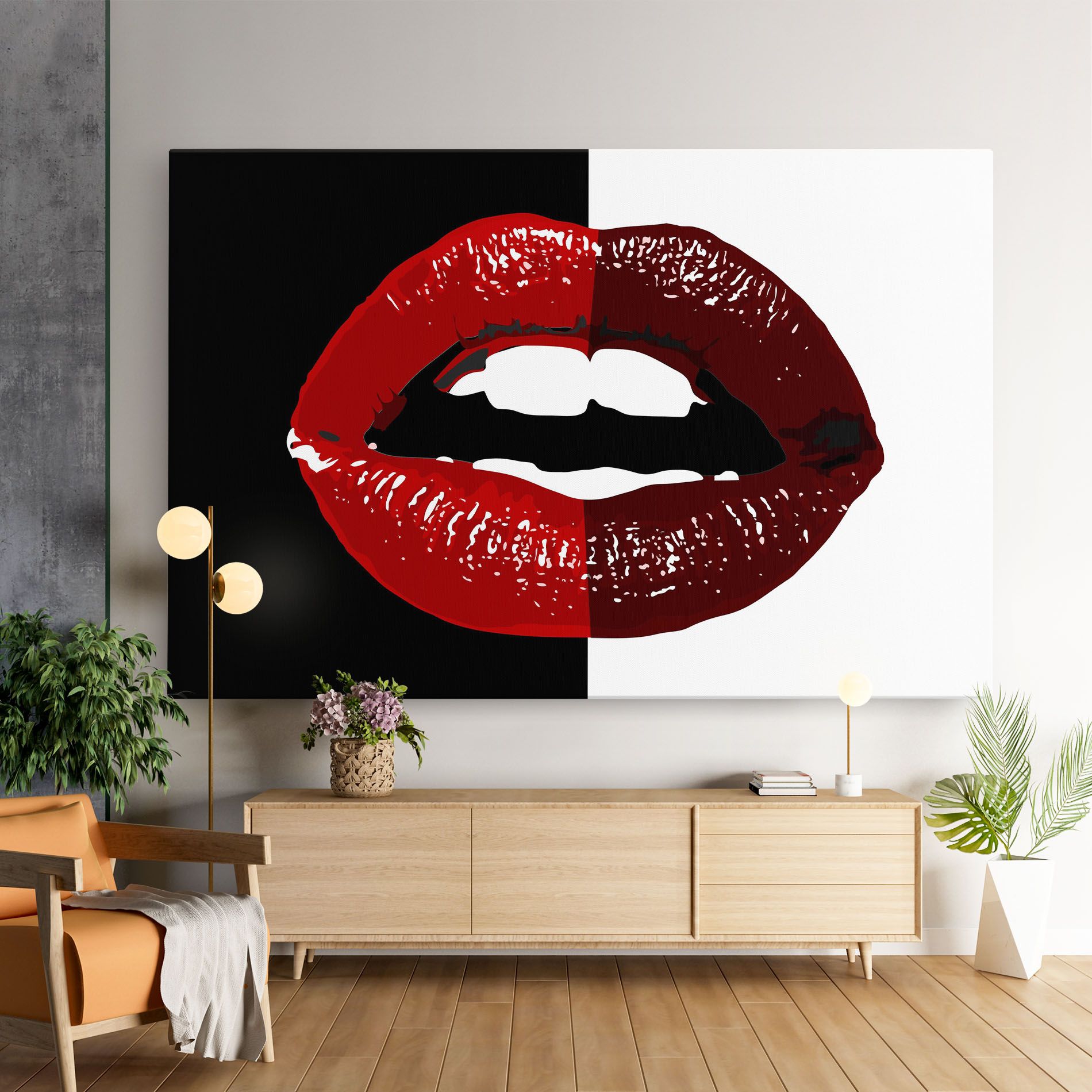 Red Shade Lips mockup 9