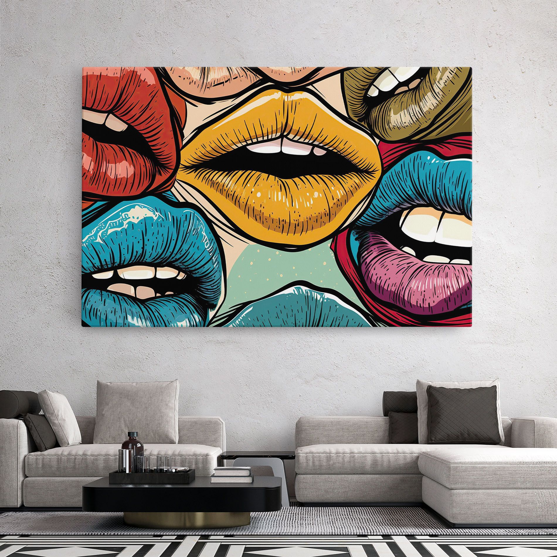 Comic Book Color Lips mockup 2