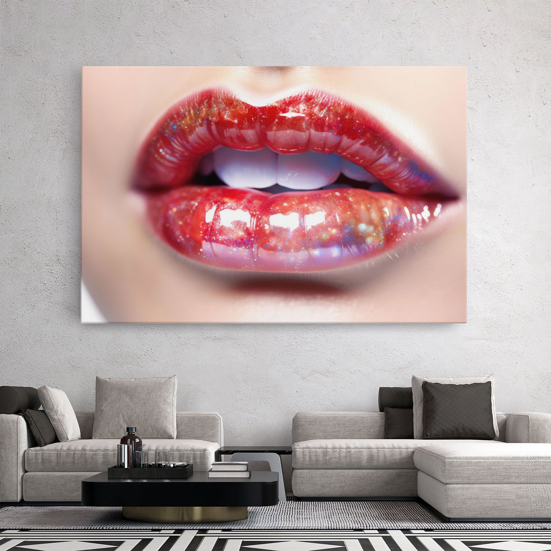 Red Pretty Lips mockup 2
