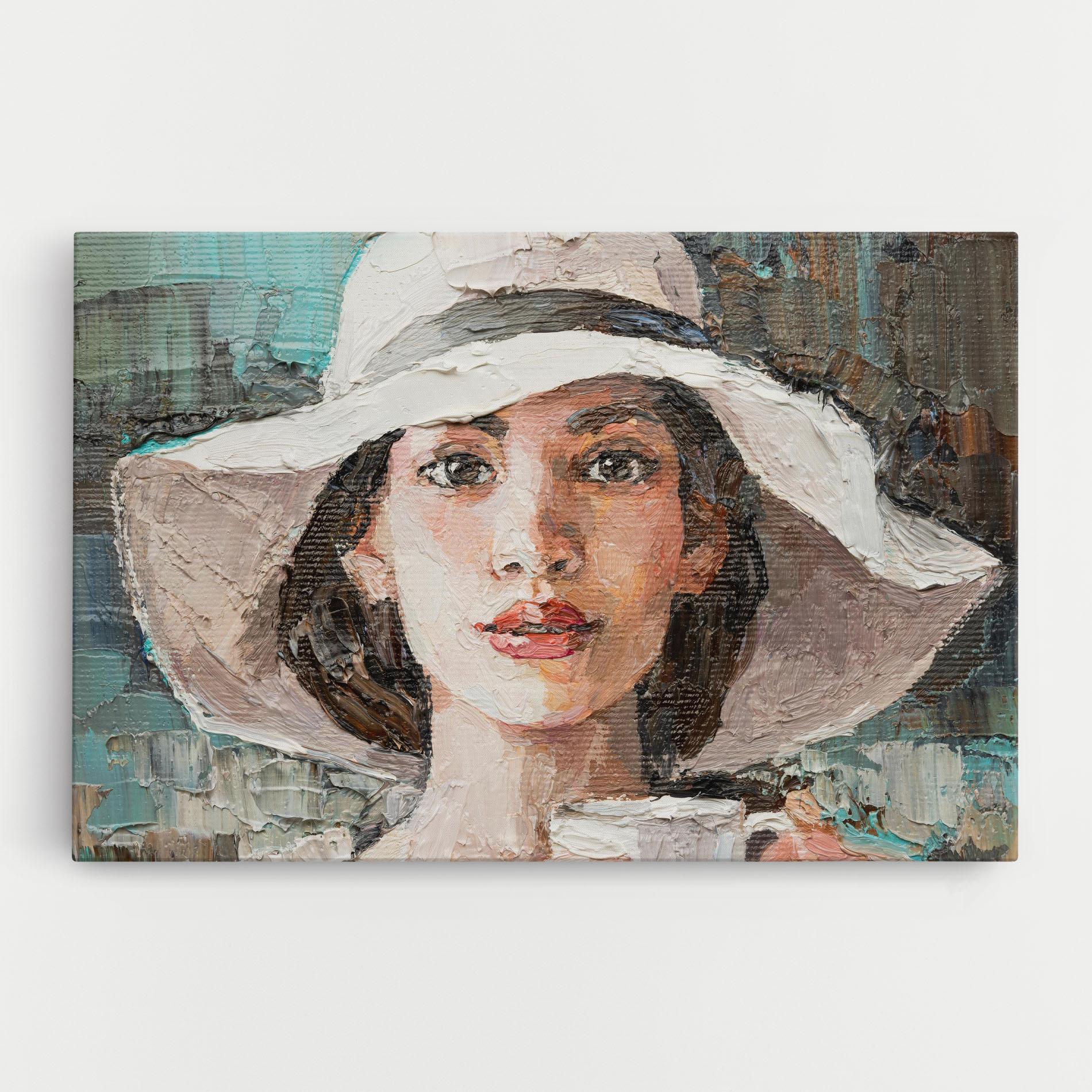 Leinwandbild White Lady mockup 0