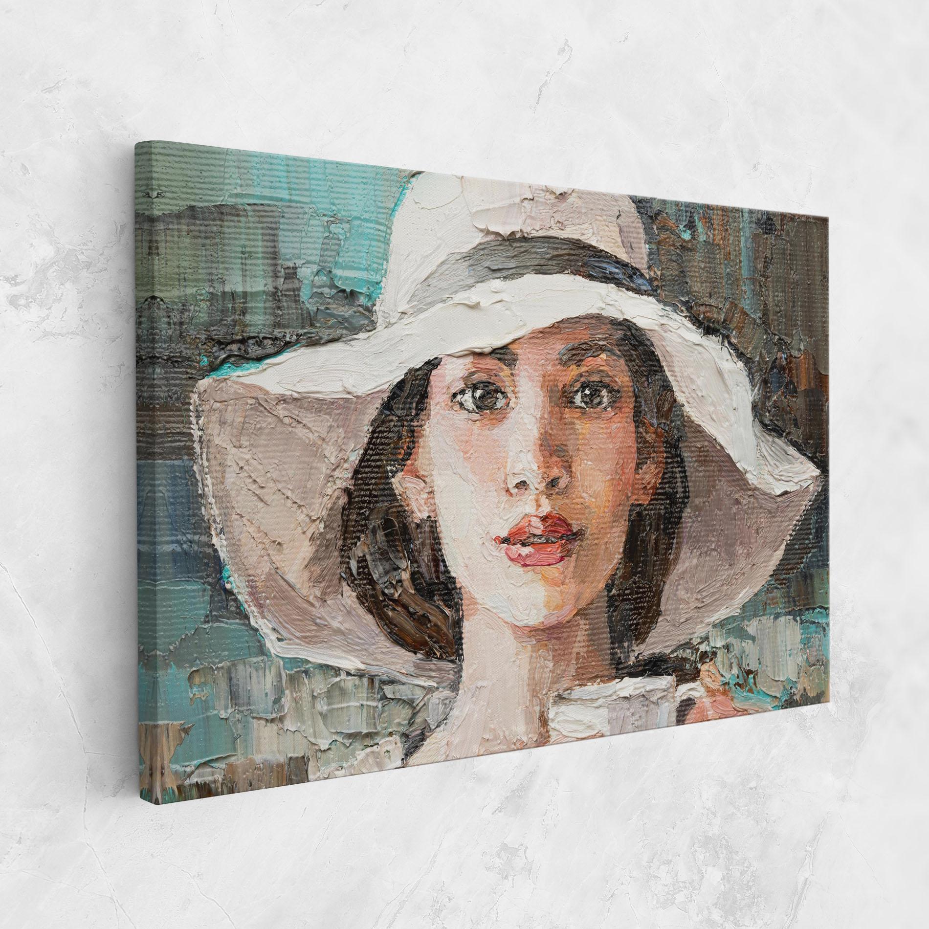 Leinwandbild White Lady mockup 1