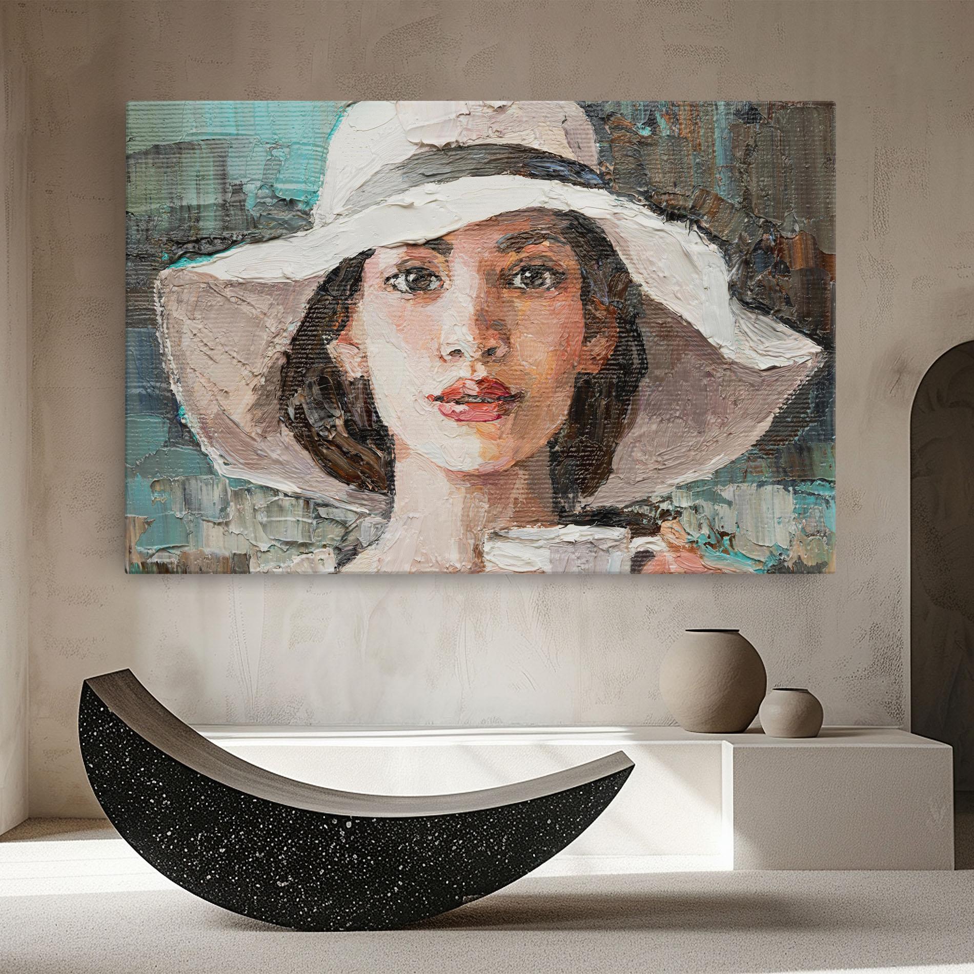 Leinwandbild White Lady mockup 8