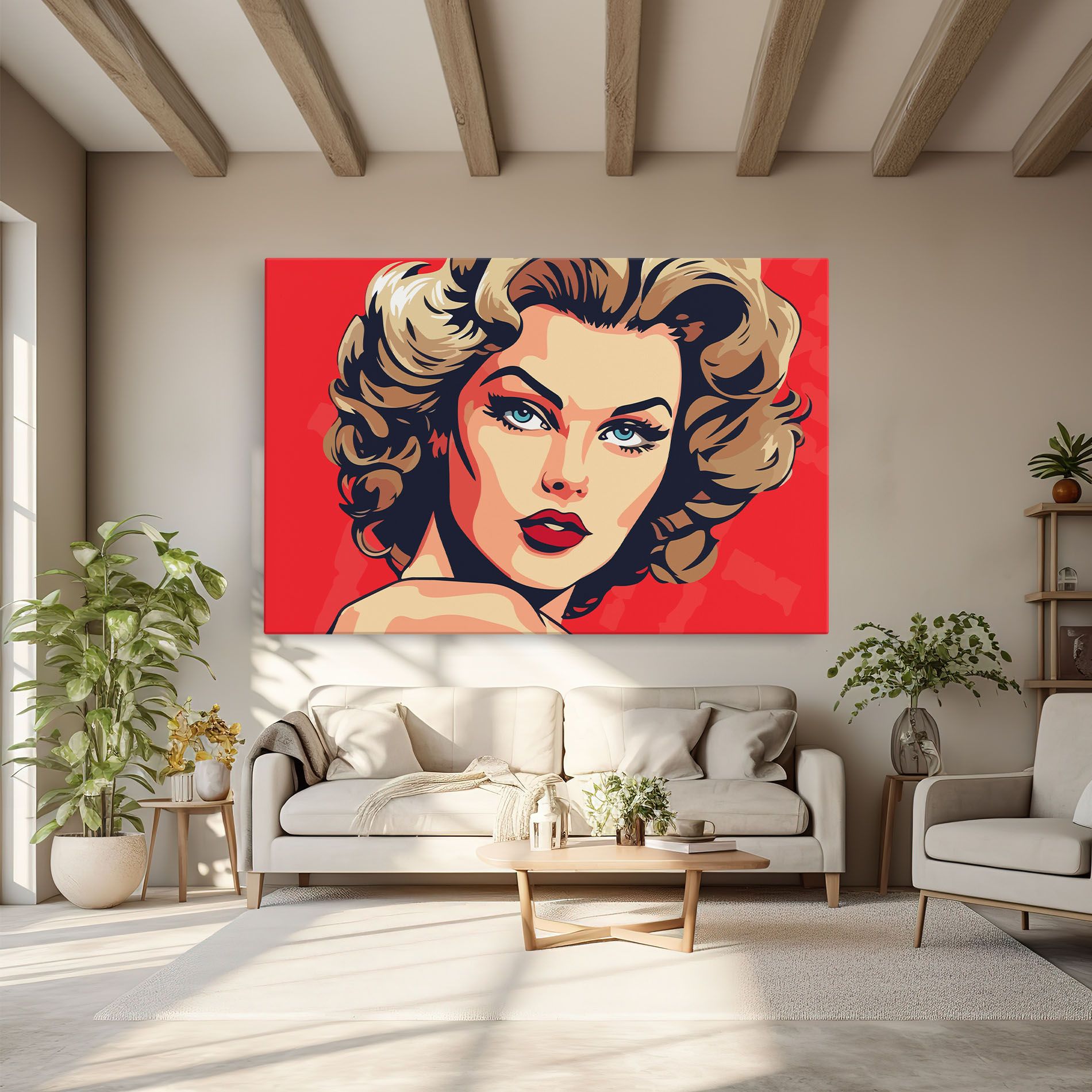 Blue Eyes Portrait mockup 6