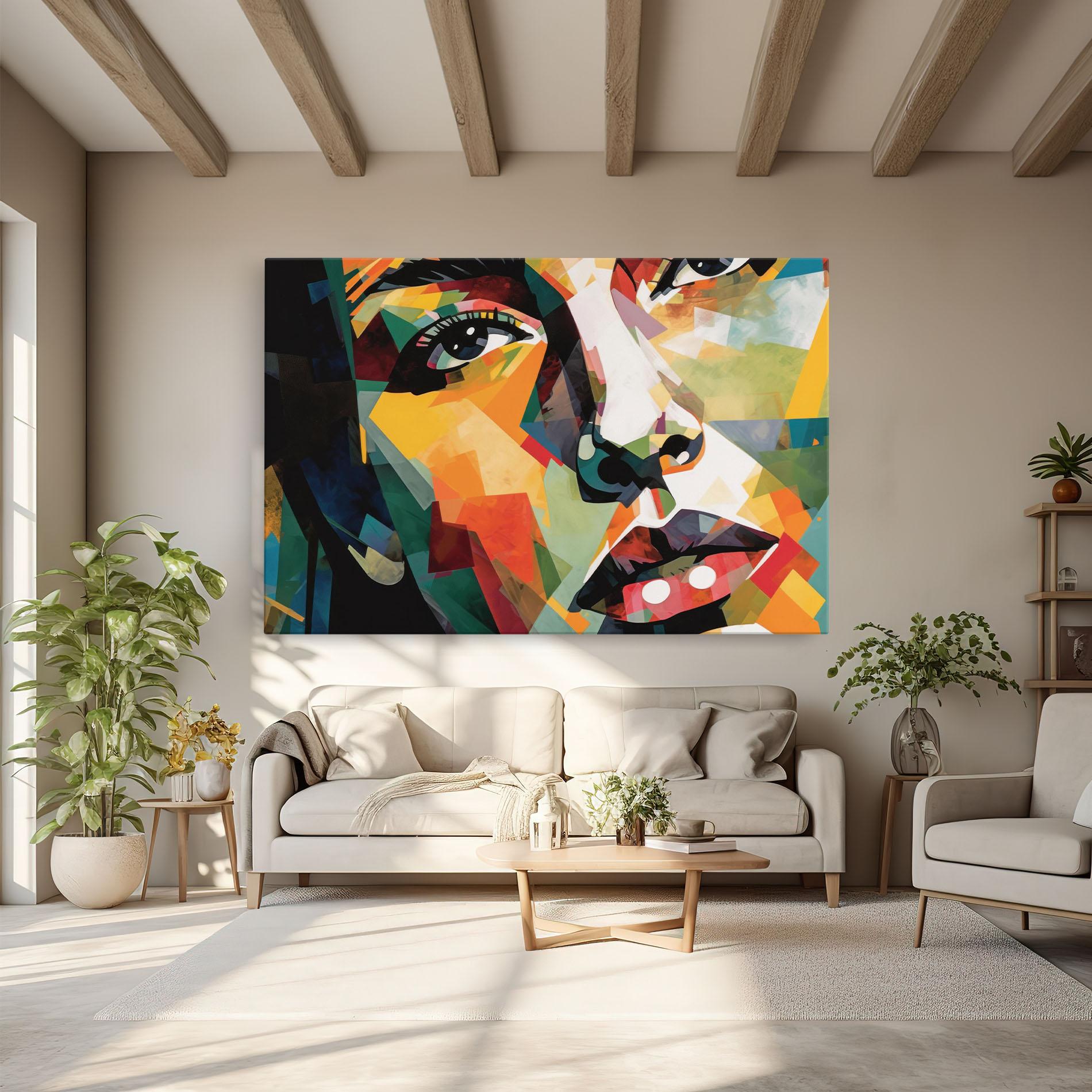 Leinwandbild Neoexpressionism mockup 6