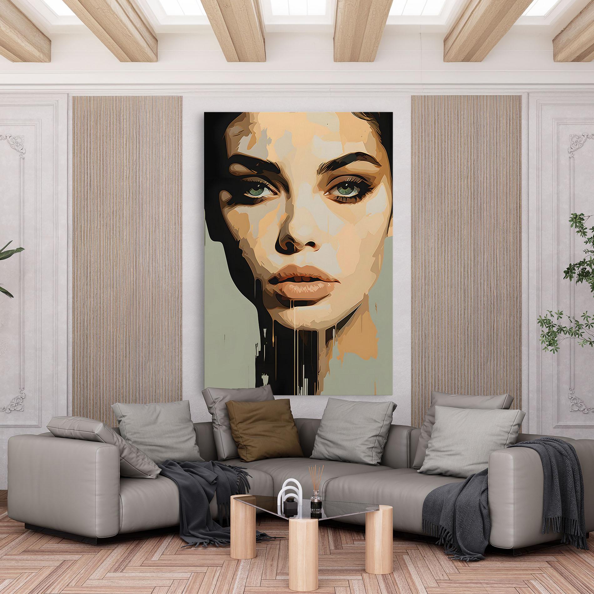 Leinwandbild Apologetic Face mockup 6