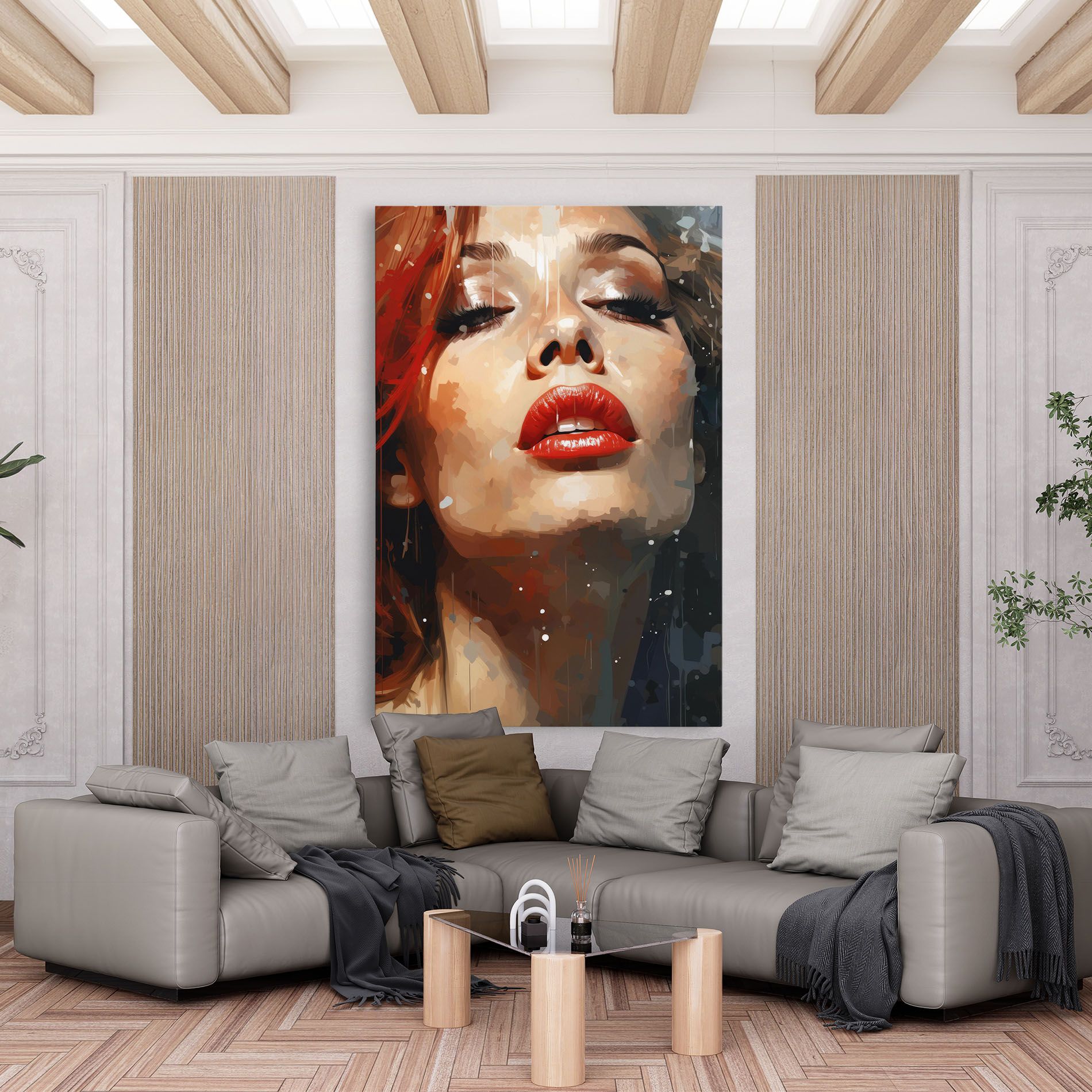 Close Up Look Portrait mockup 6