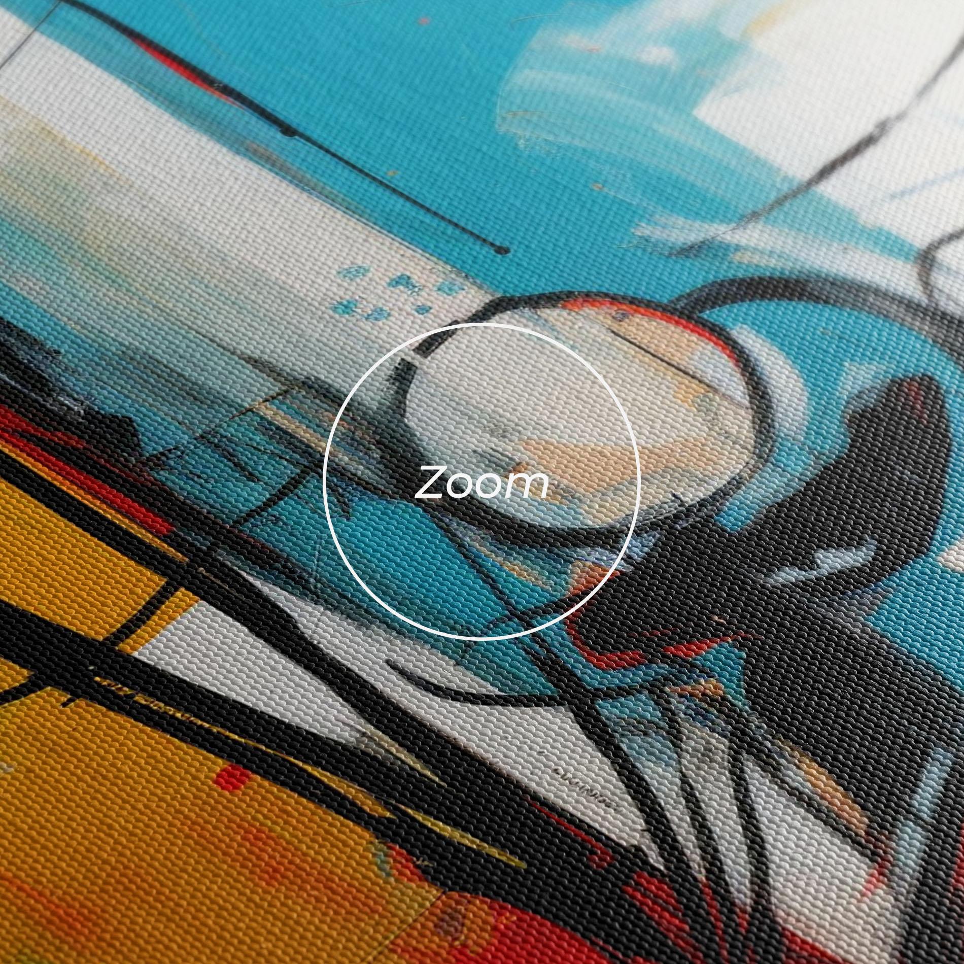 Leinwandbild Abstract Drawing Portret mockup 3