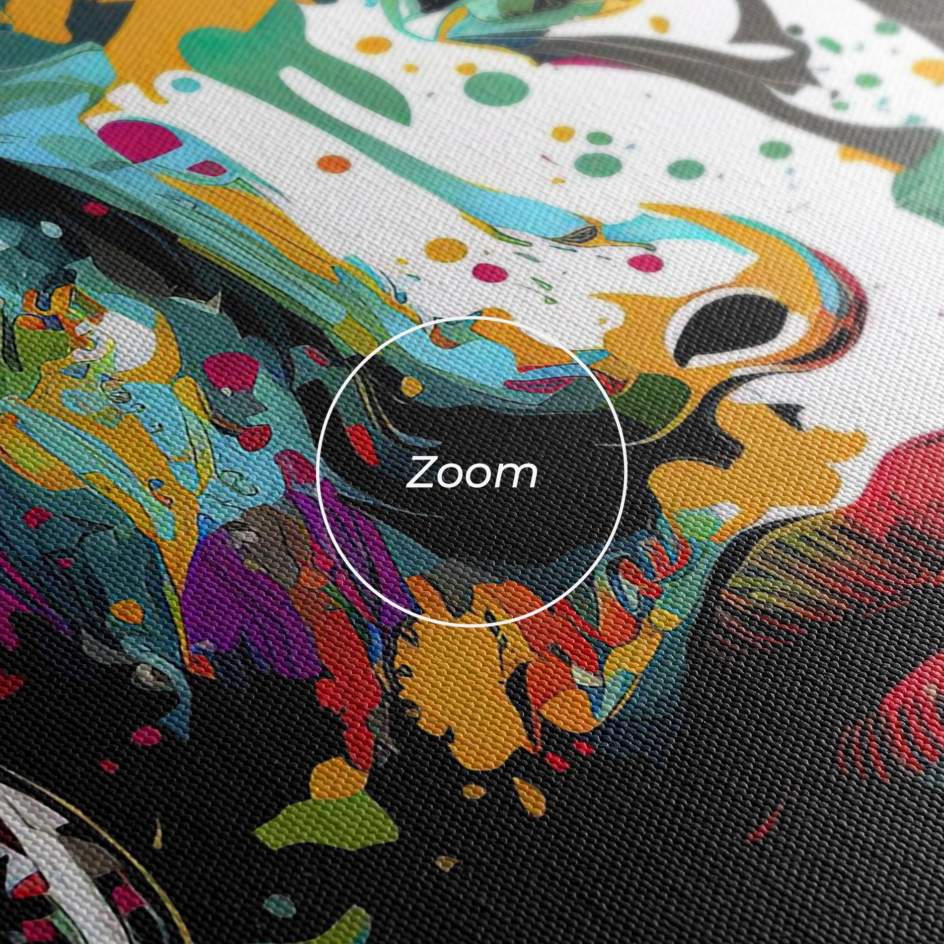 Leinwandbild Abstract Stylish Portrait mockup 3