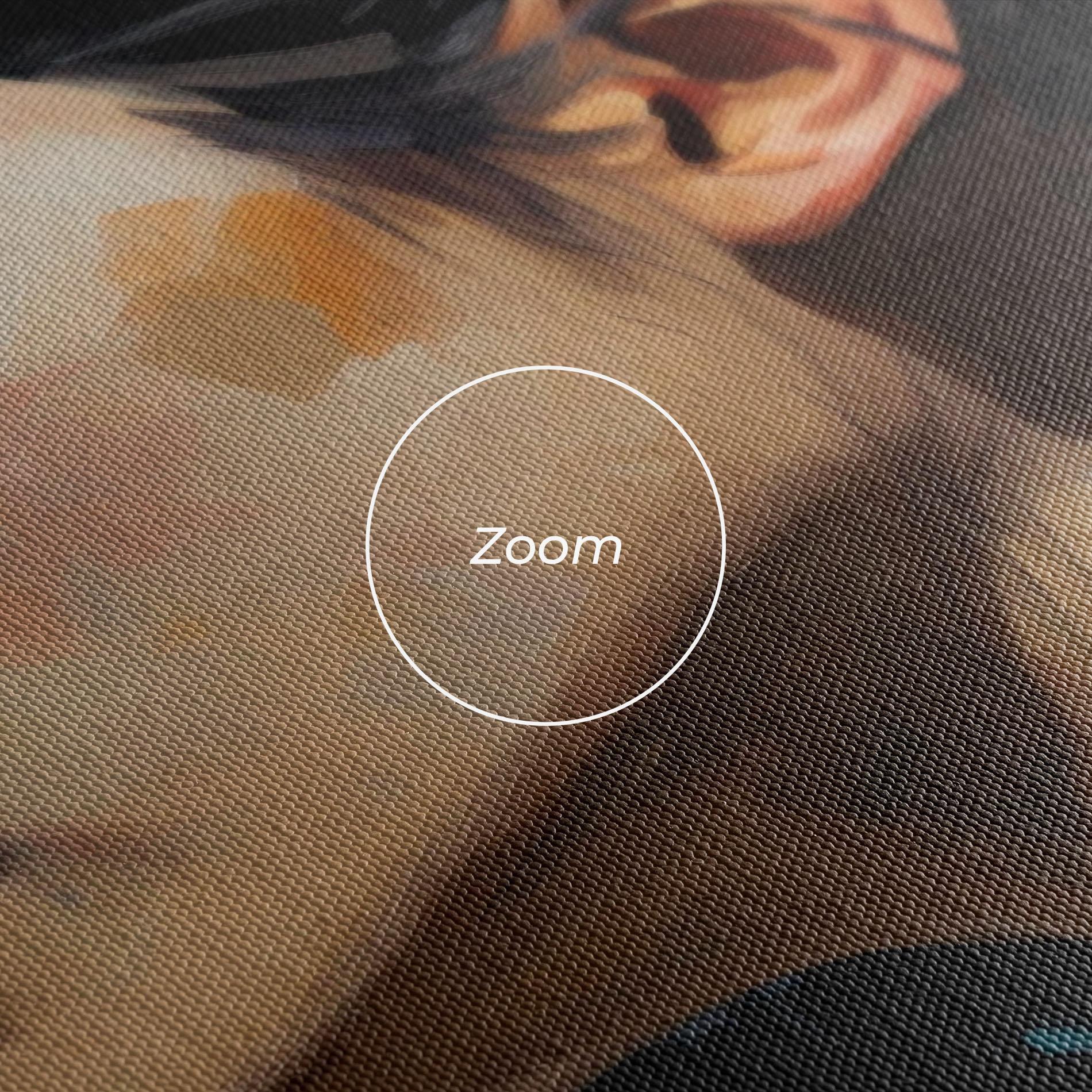 Leinwandbild Acrylic Asian Portrait mockup 3