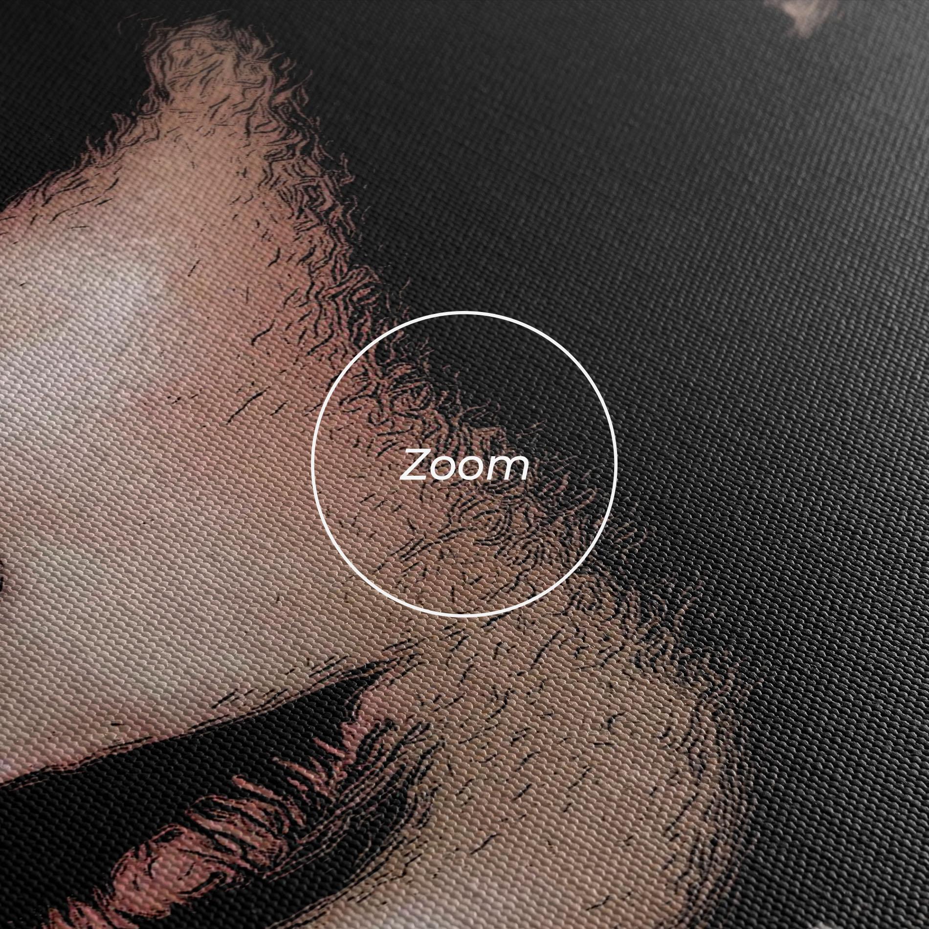 Leinwandbild Big Eyes Portrait mockup 3