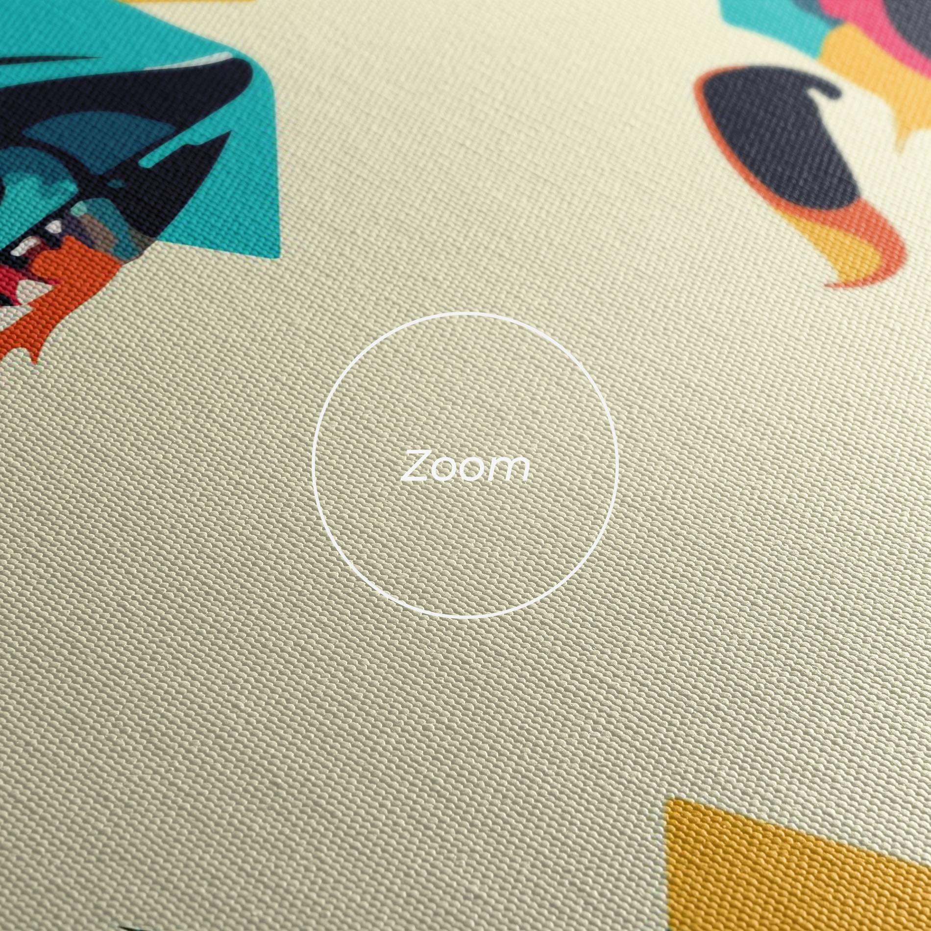 Leinwandbild Blonde Girl Portrait mockup 3