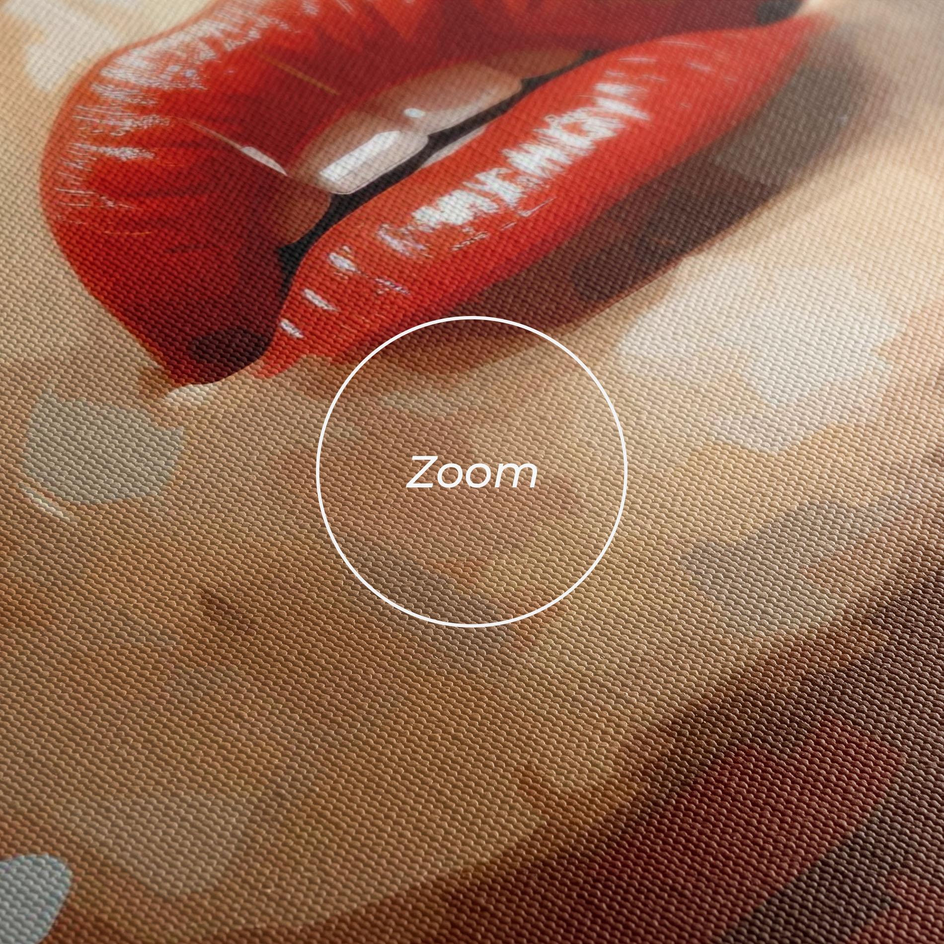 Leinwandbild Close Up Look Portrait mockup 3