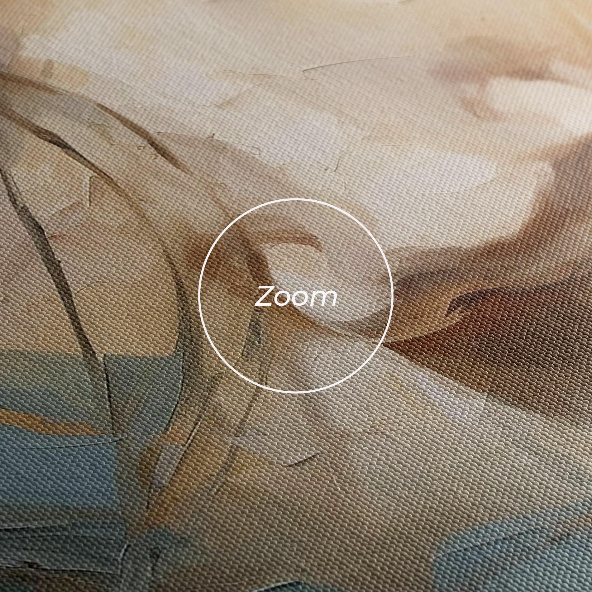 Leinwandbild Expressive Portrait mockup 3