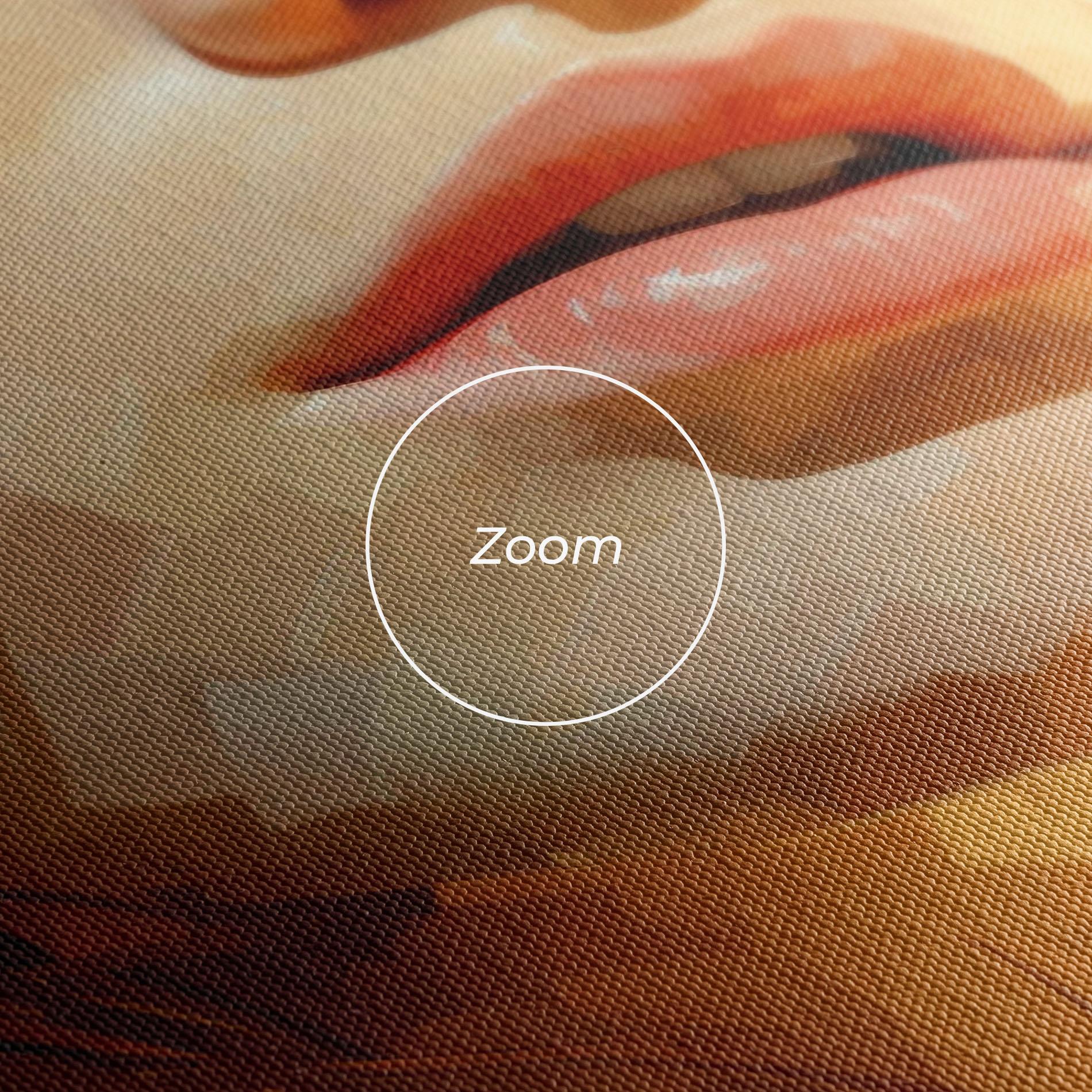 Leinwandbild Pretty Woman Portrait mockup 3