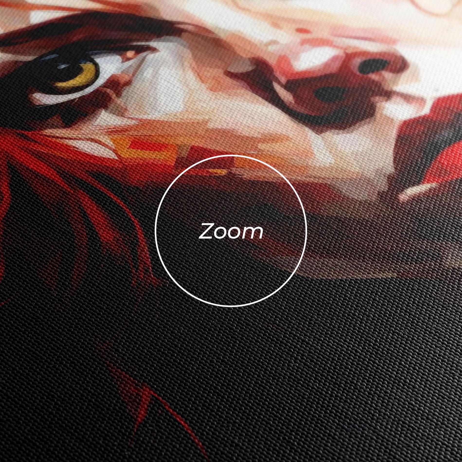 Leinwandbild Red Hair Smoky Eyes mockup 3