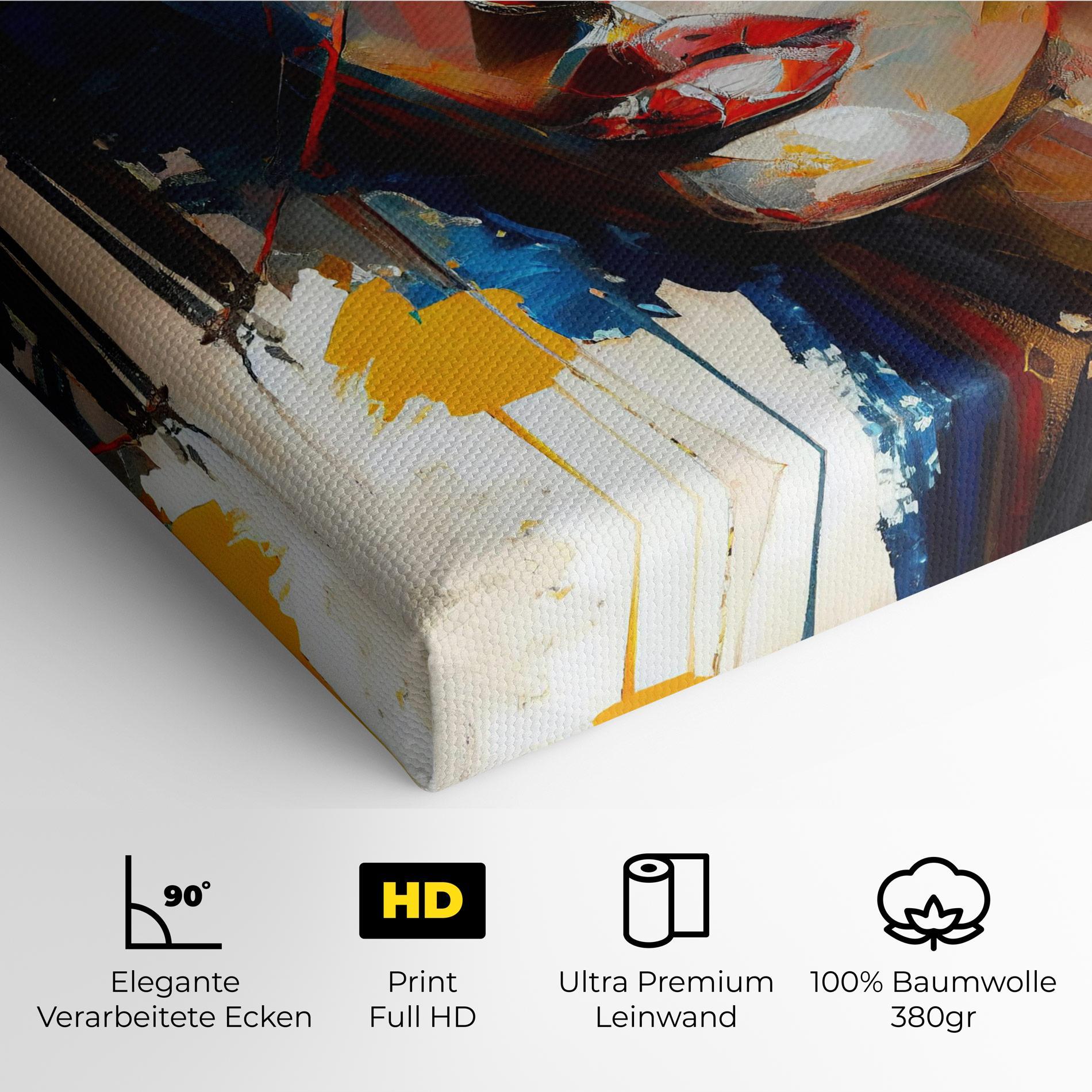 Leinwandbild Beautiful Brunette Woman mockup 4