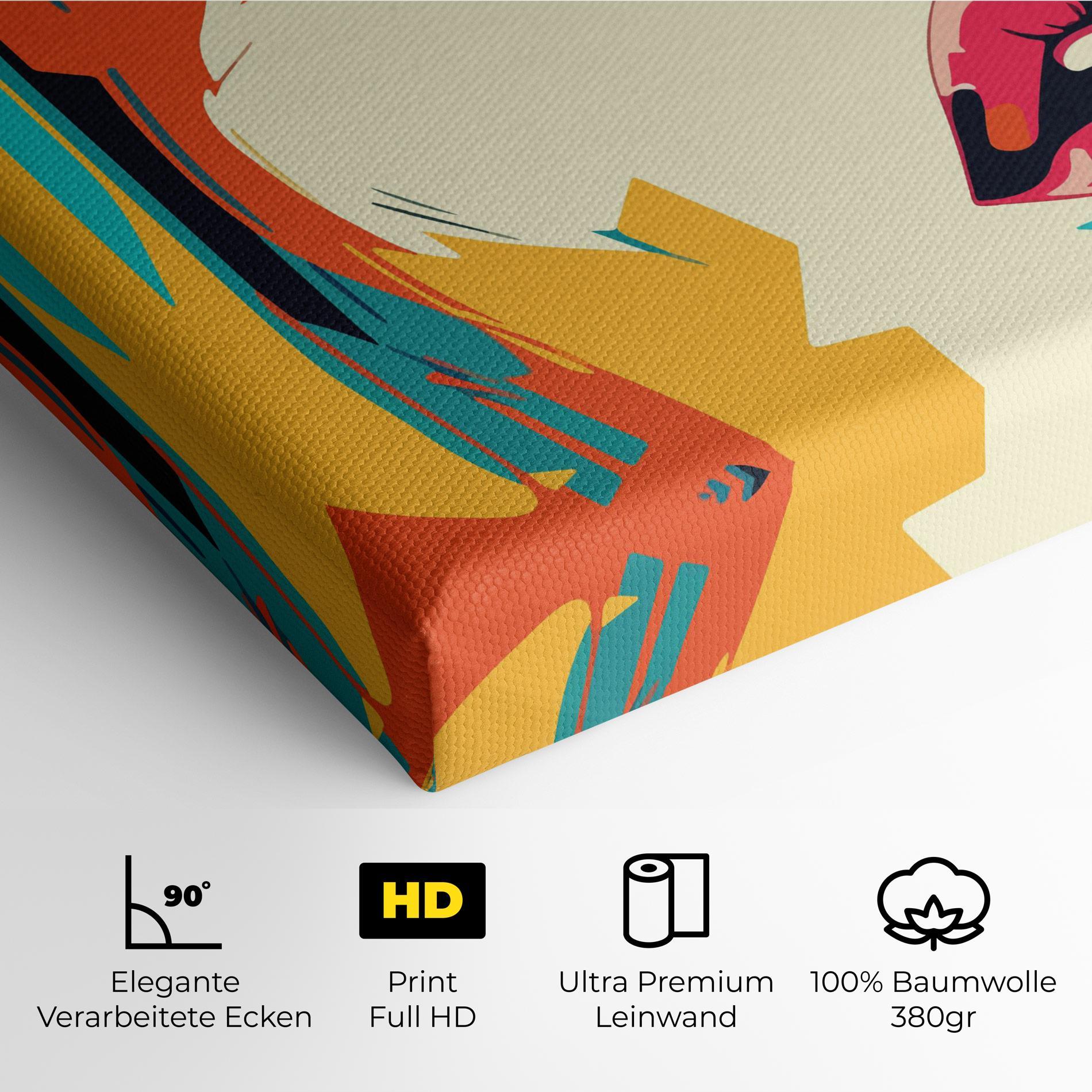 Leinwandbild Blonde Girl Portrait mockup 4