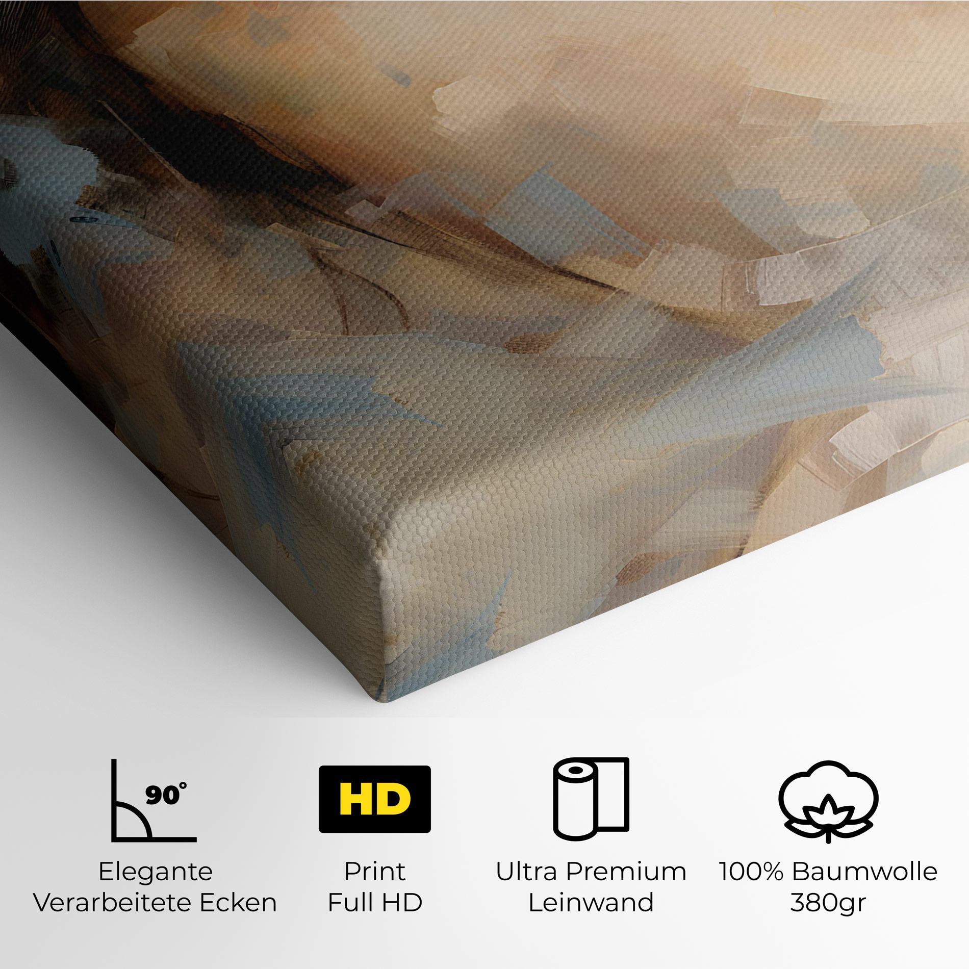 Leinwandbild Pupil Blue Iris mockup 4