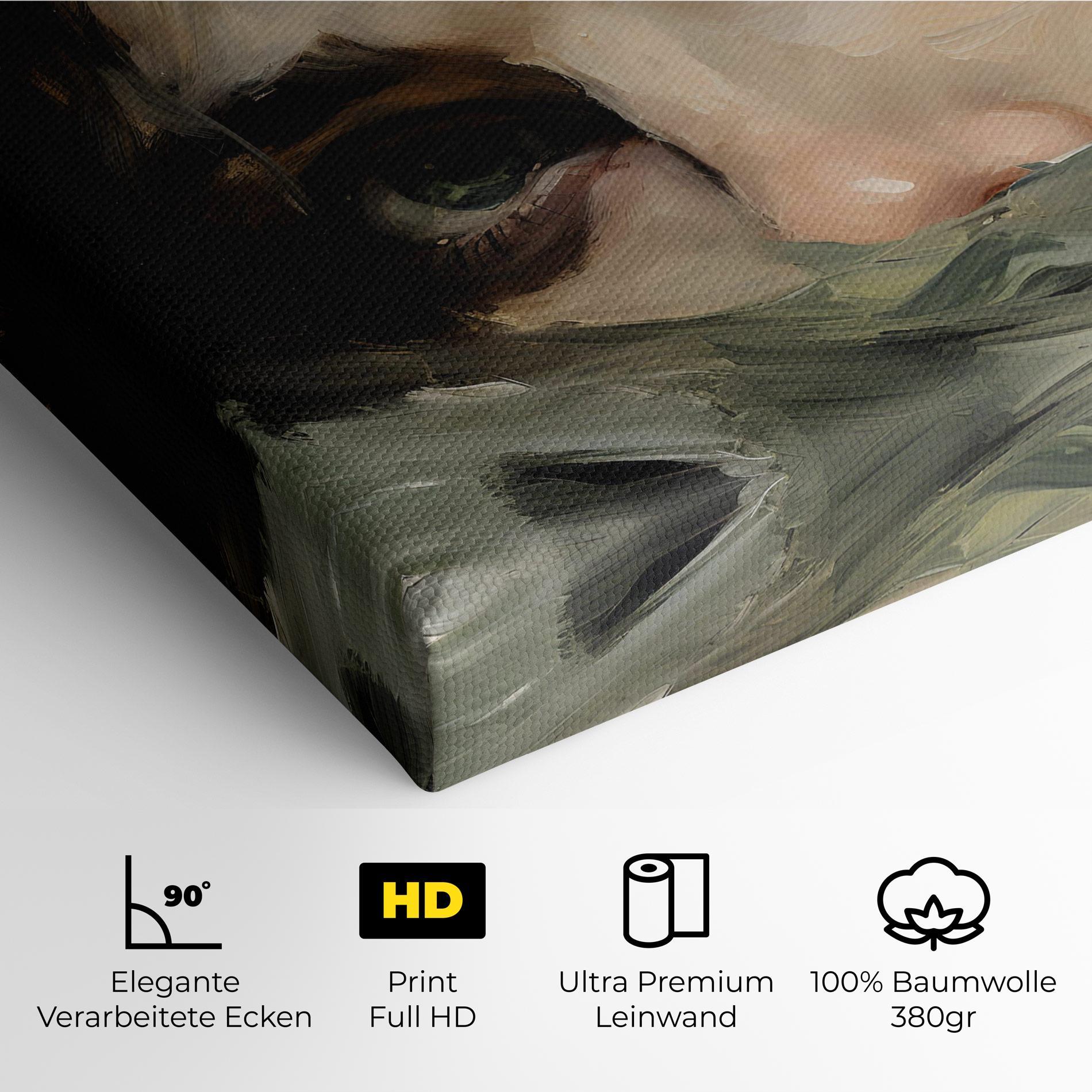 Leinwandbild Pupil Green Iris mockup 4