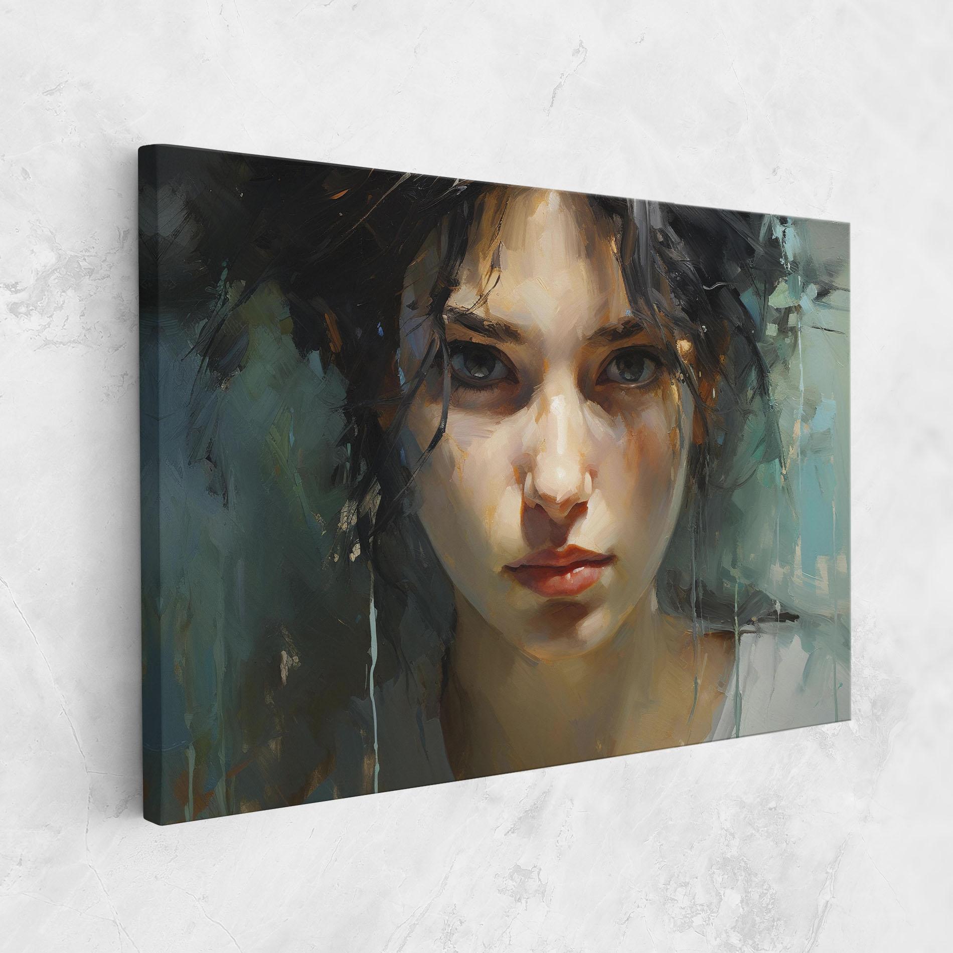 Leinwandbild Intense Portrait mockup 1
