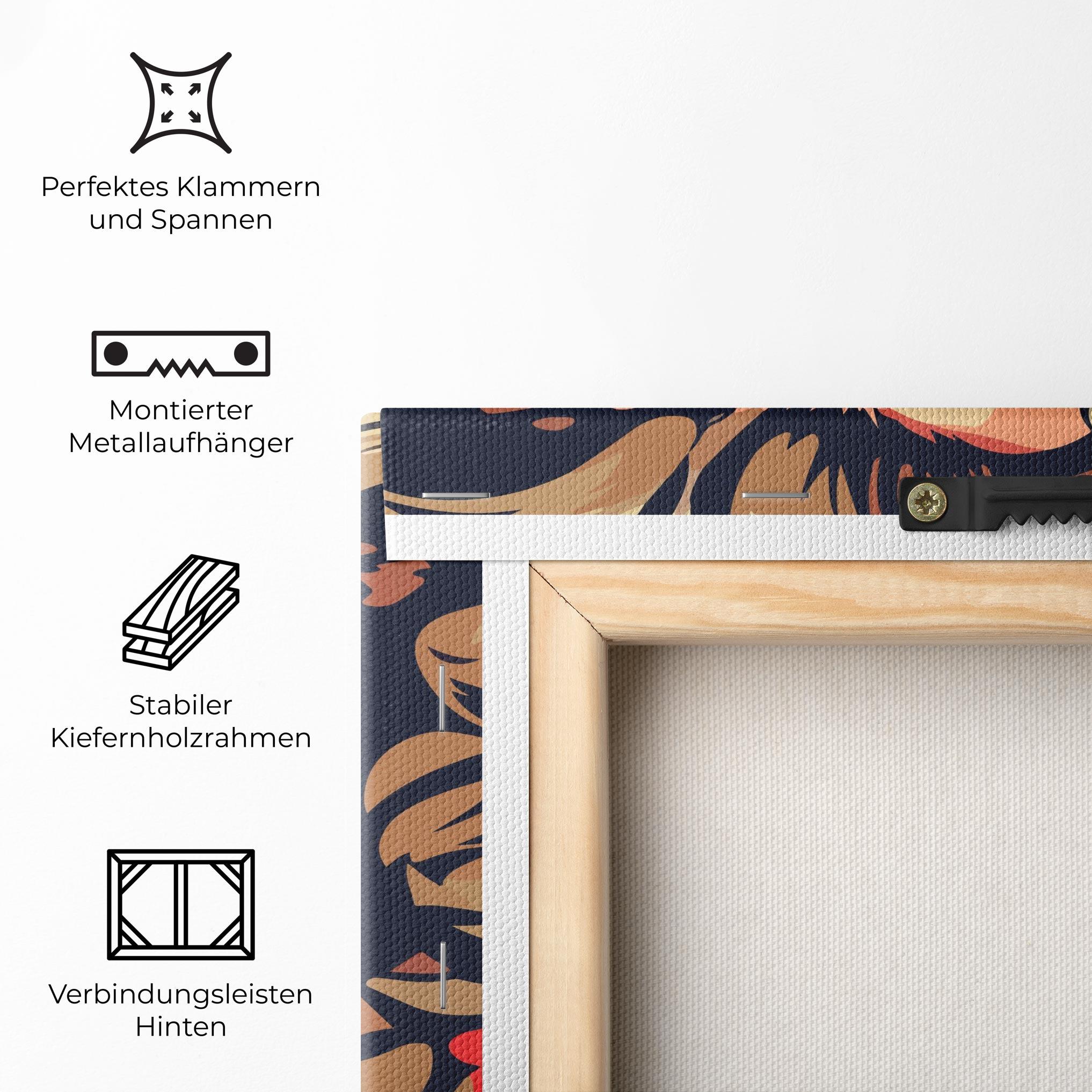 Leinwandbild Blue Eyes Portrait mockup 5