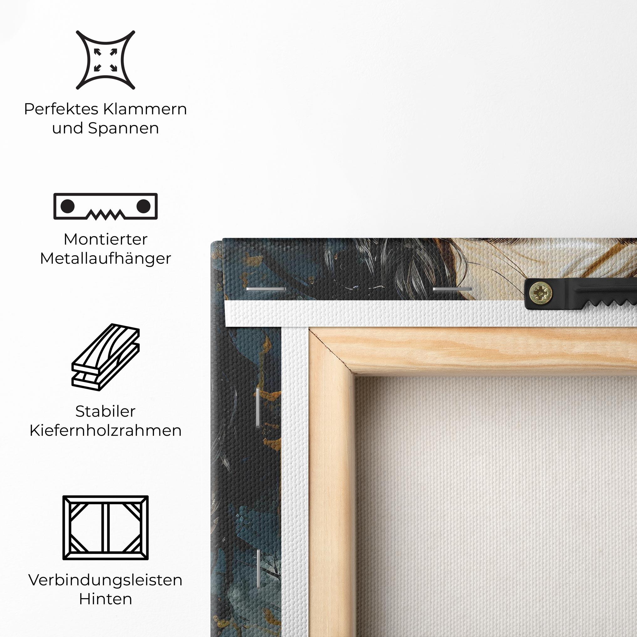 Leinwandbild Closed Eyes Woman mockup 5