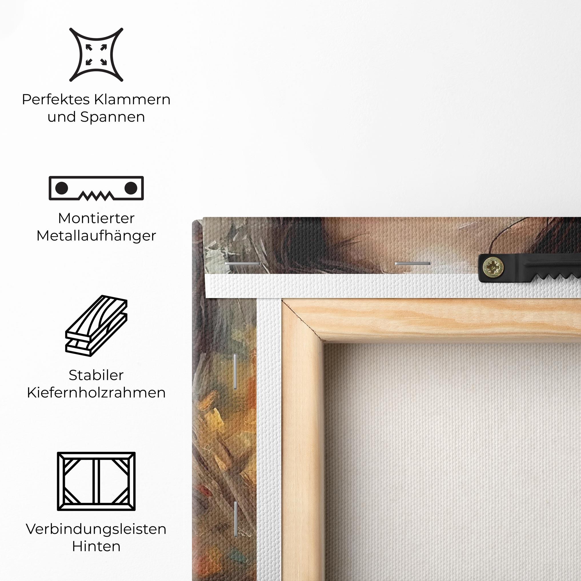 Closeup Impasto Portrait mockup 5