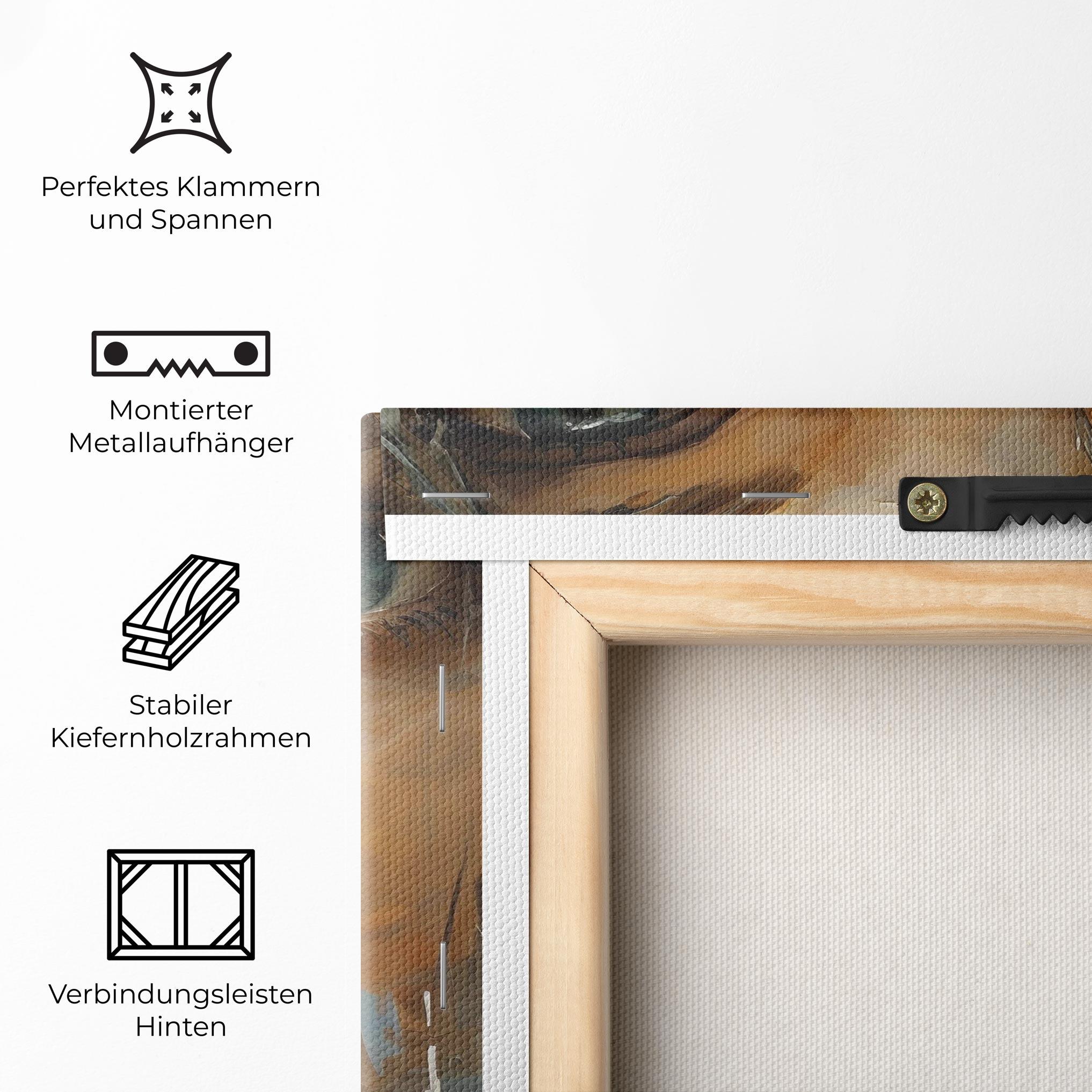 Leinwandbild Expressive Portrait mockup 5