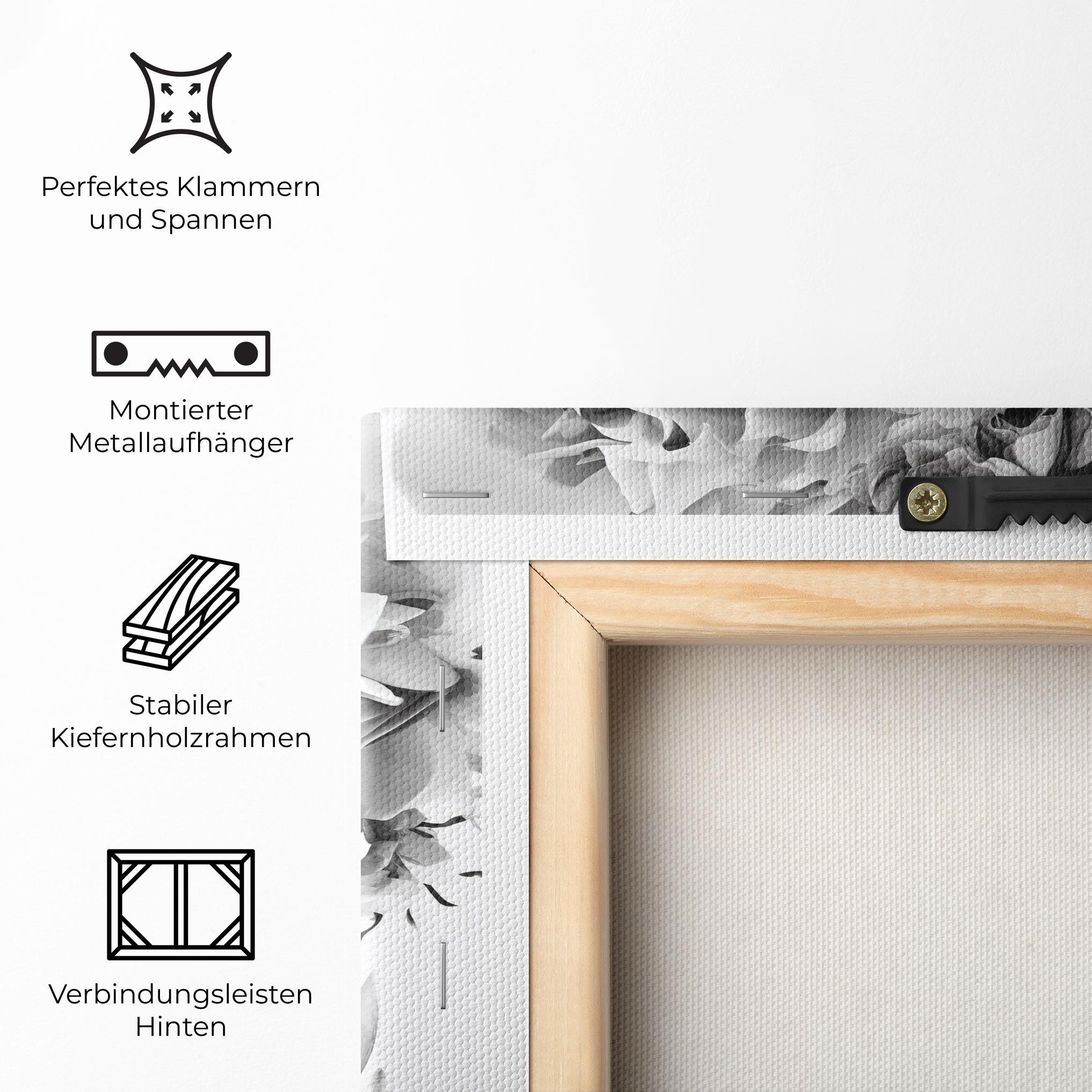 Leinwandbild Flower Crown Woman mockup 5