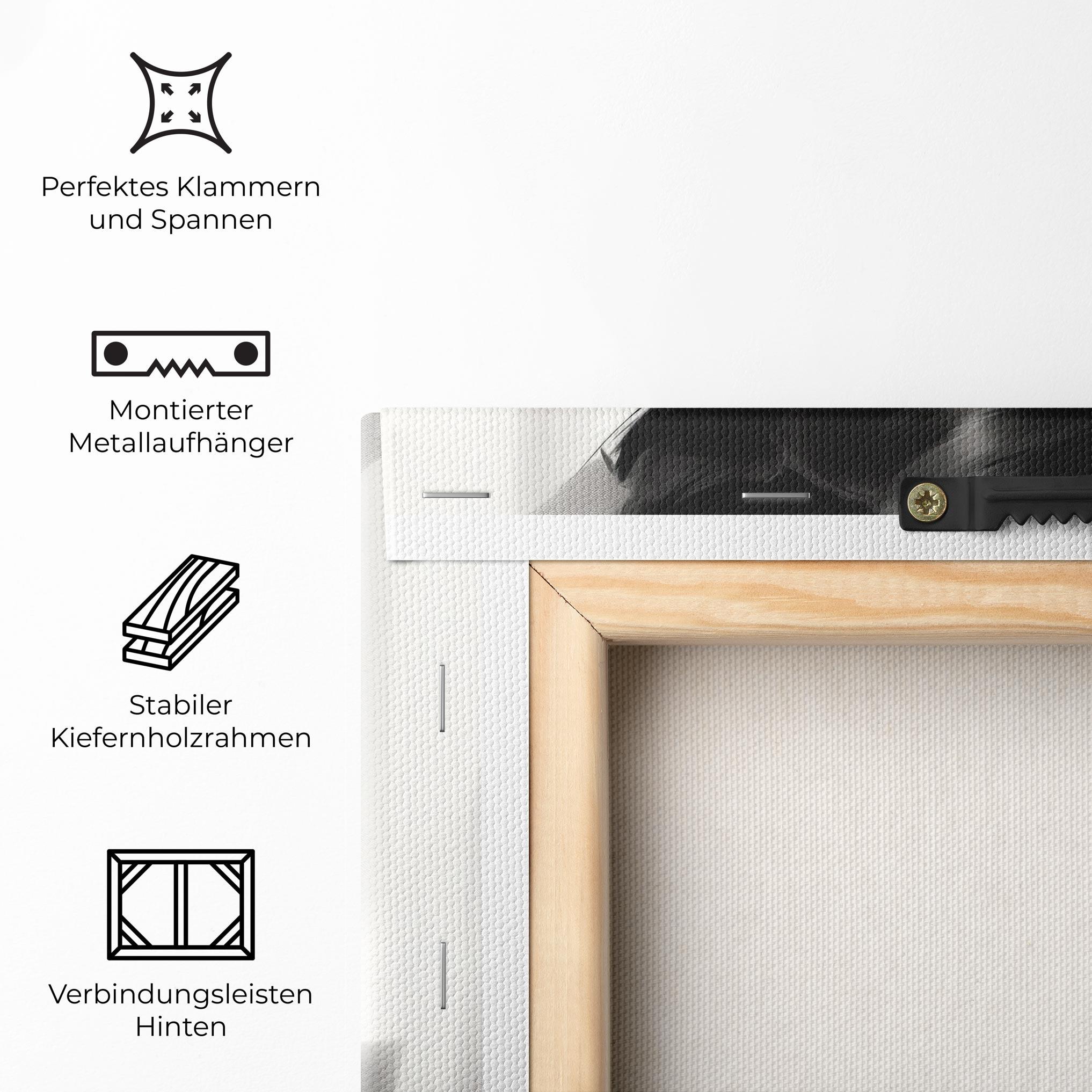 Leinwandbild Hepburn Portrait mockup 5