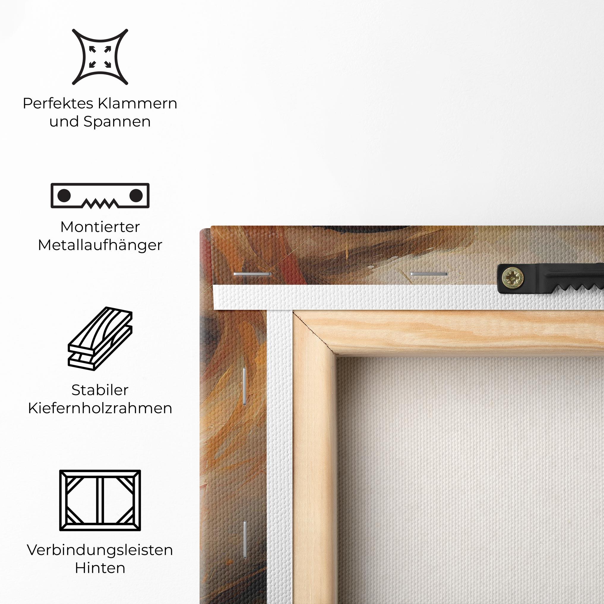 Leinwandbild Portrait Oil Painting mockup 5