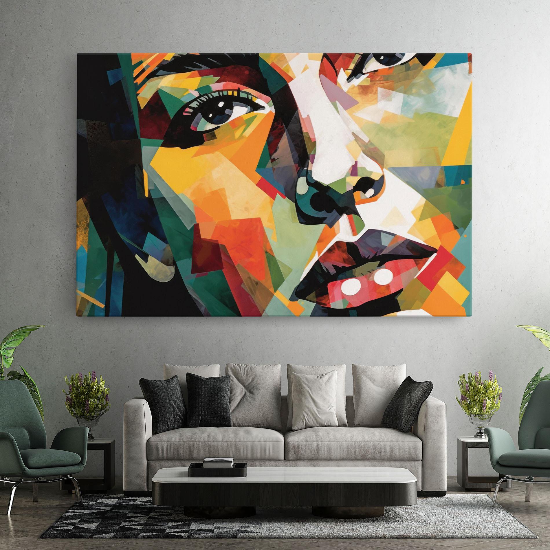 Leinwandbild Neoexpressionism mockup 7