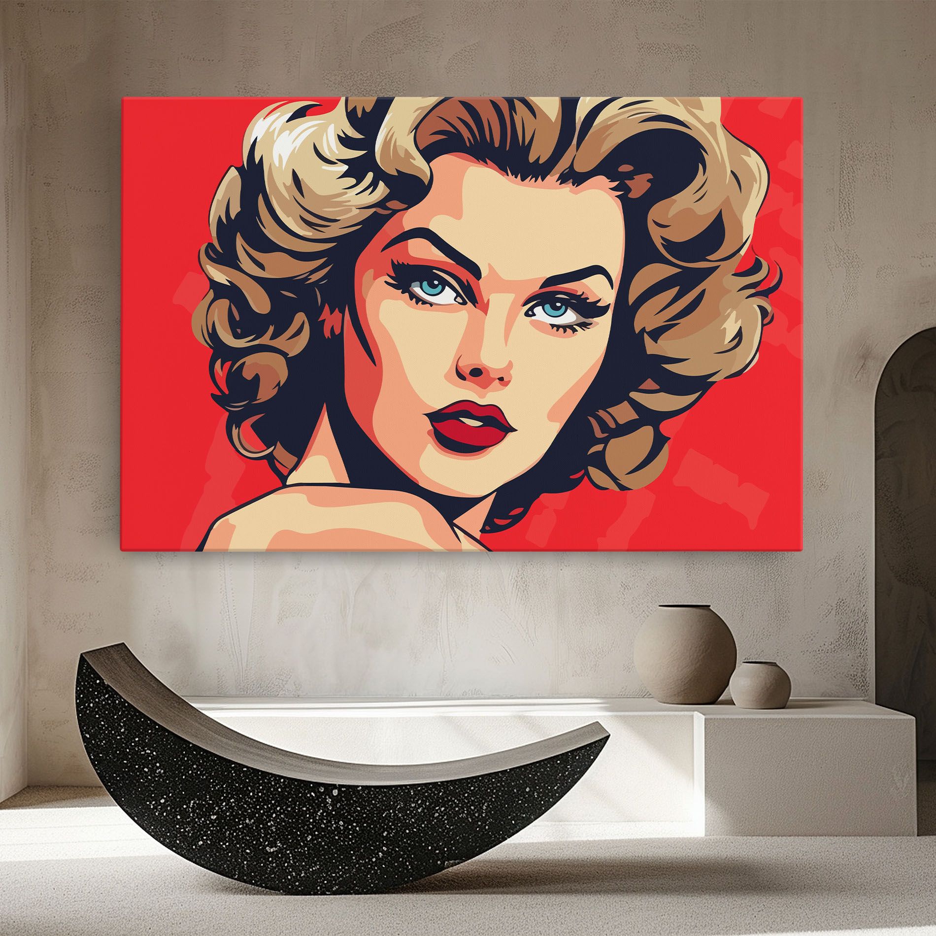 Blue Eyes Portrait mockup 8