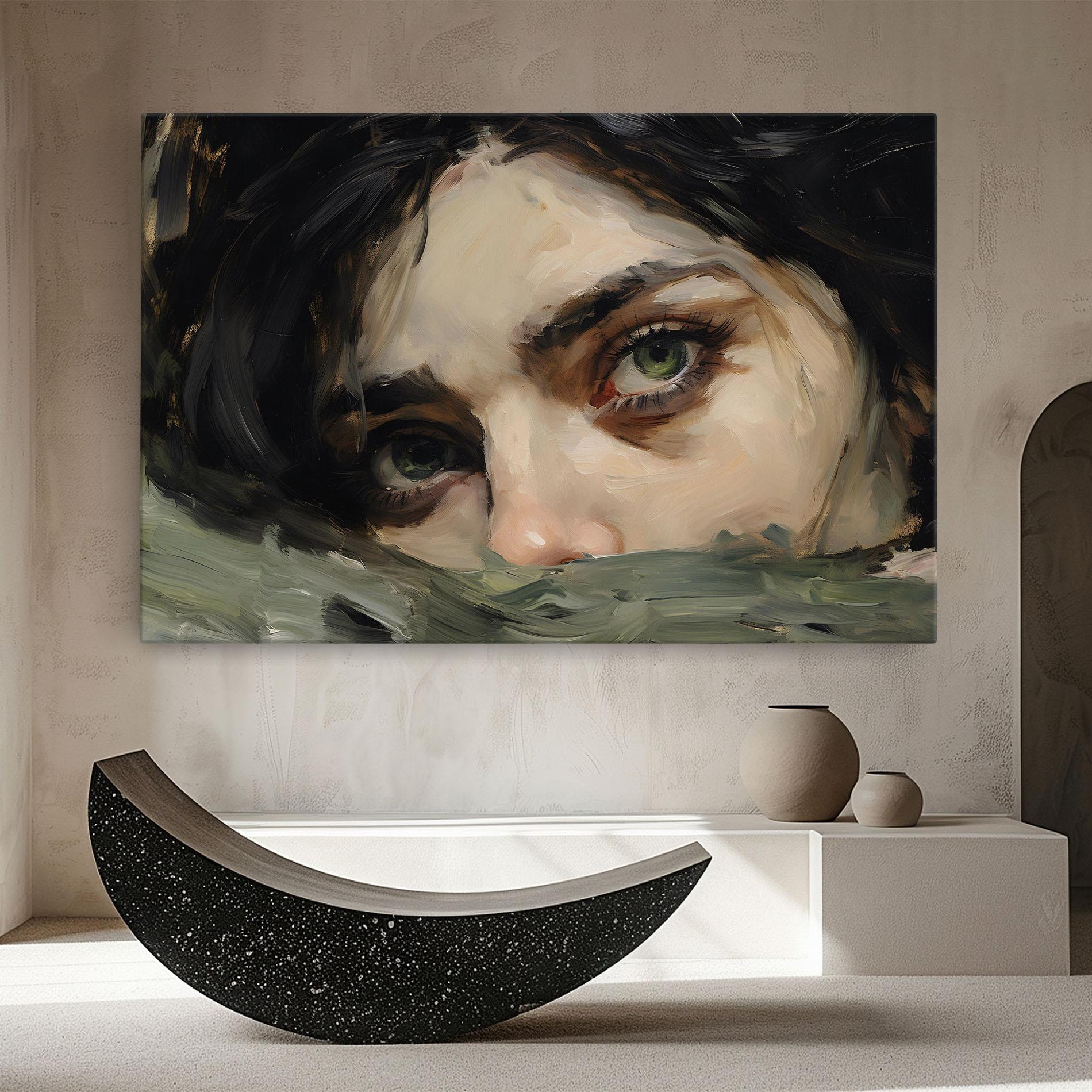 Leinwandbild Pupil Green Iris mockup 8