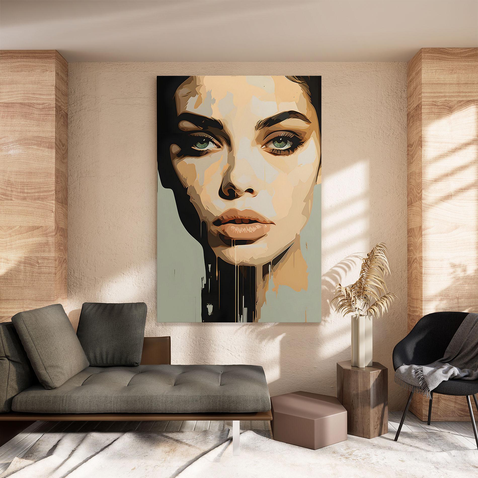 Leinwandbild Apologetic Face mockup 8