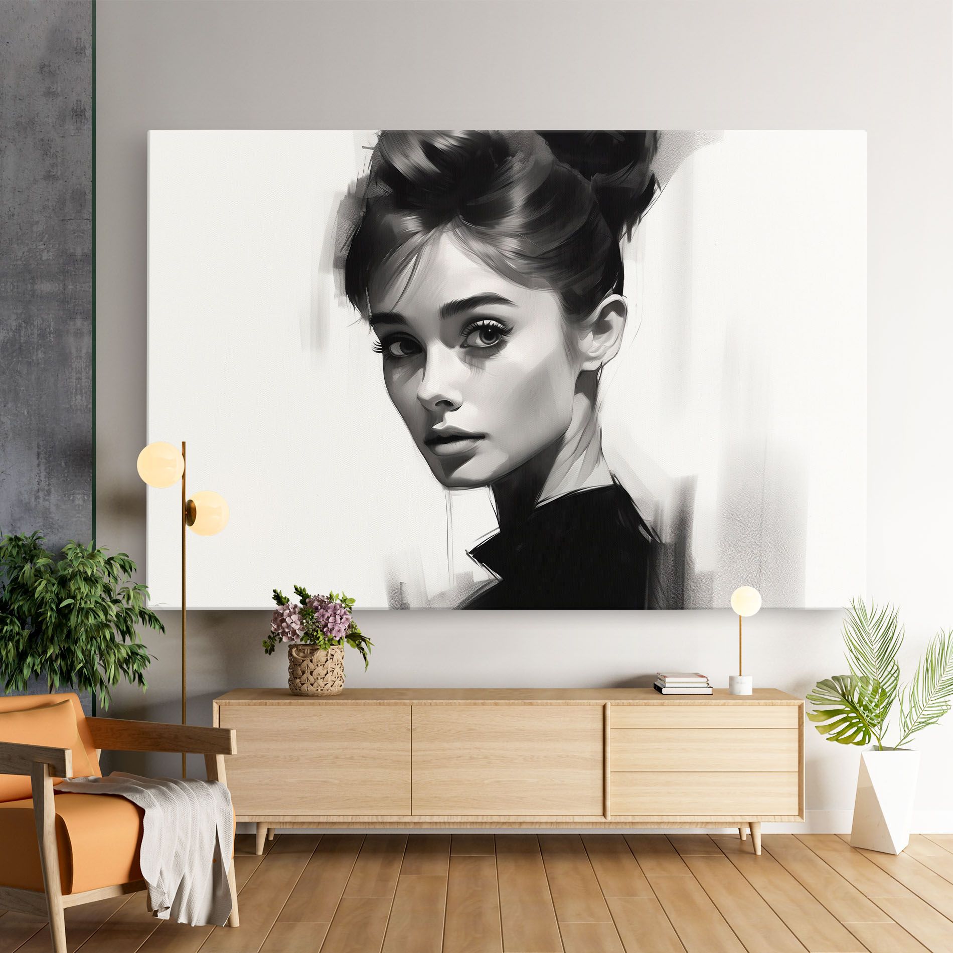 Hepburn Portrait mockup 9