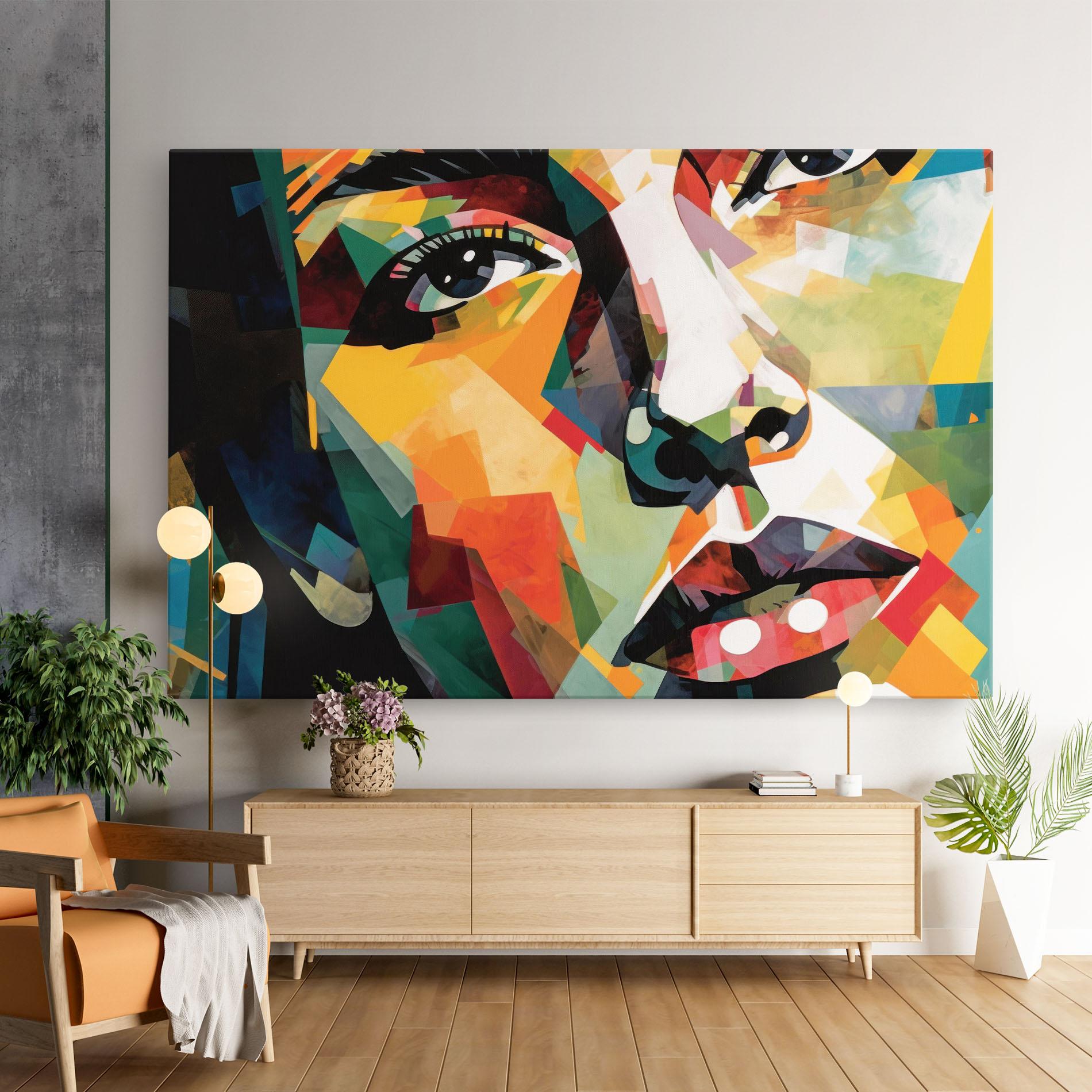 Leinwandbild Neoexpressionism mockup 9