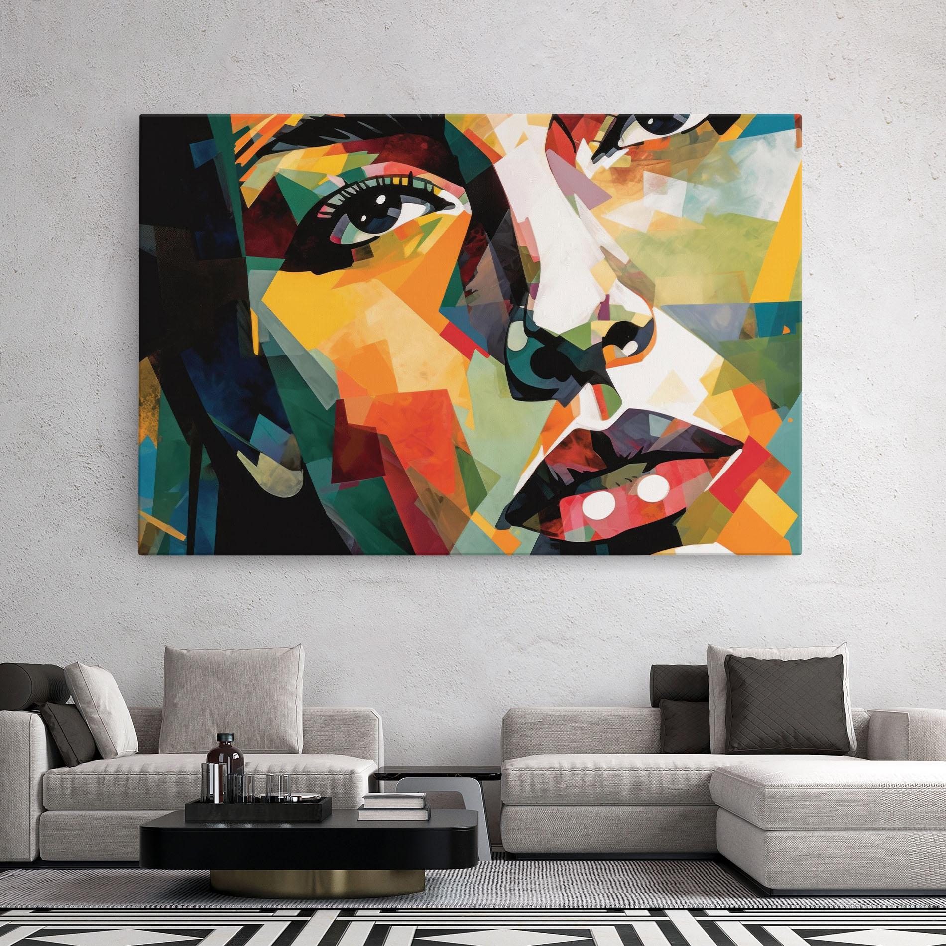 Leinwandbild Neoexpressionism mockup 2