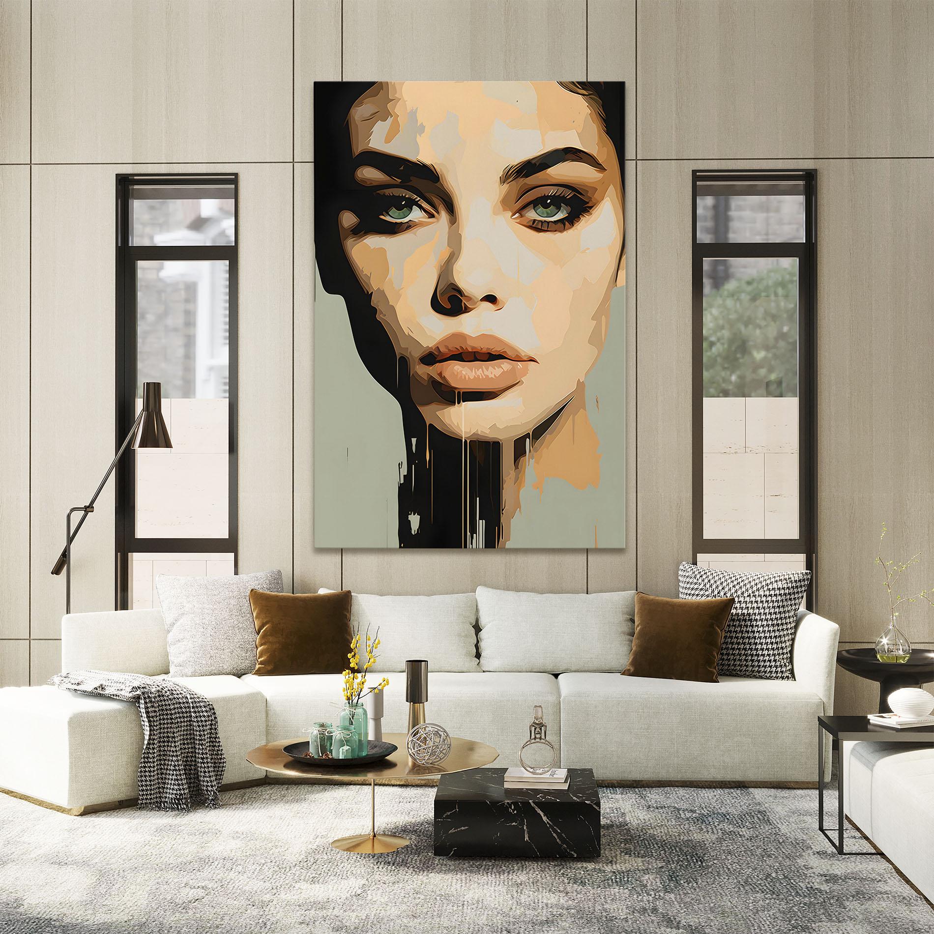 Leinwandbild Apologetic Face mockup 2