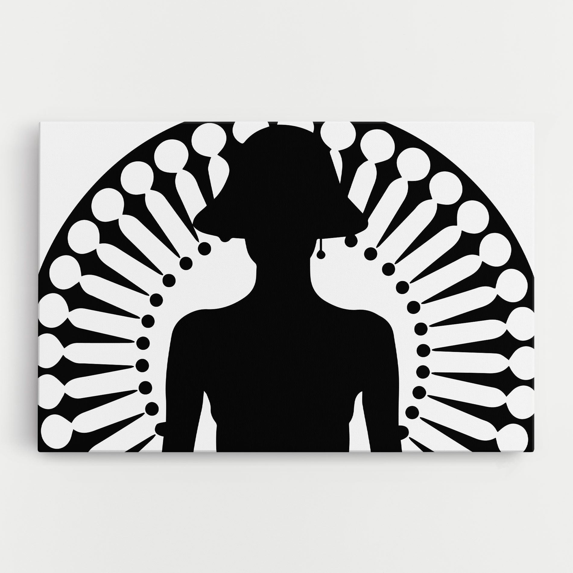 Black Shilouette Lady mockup 0