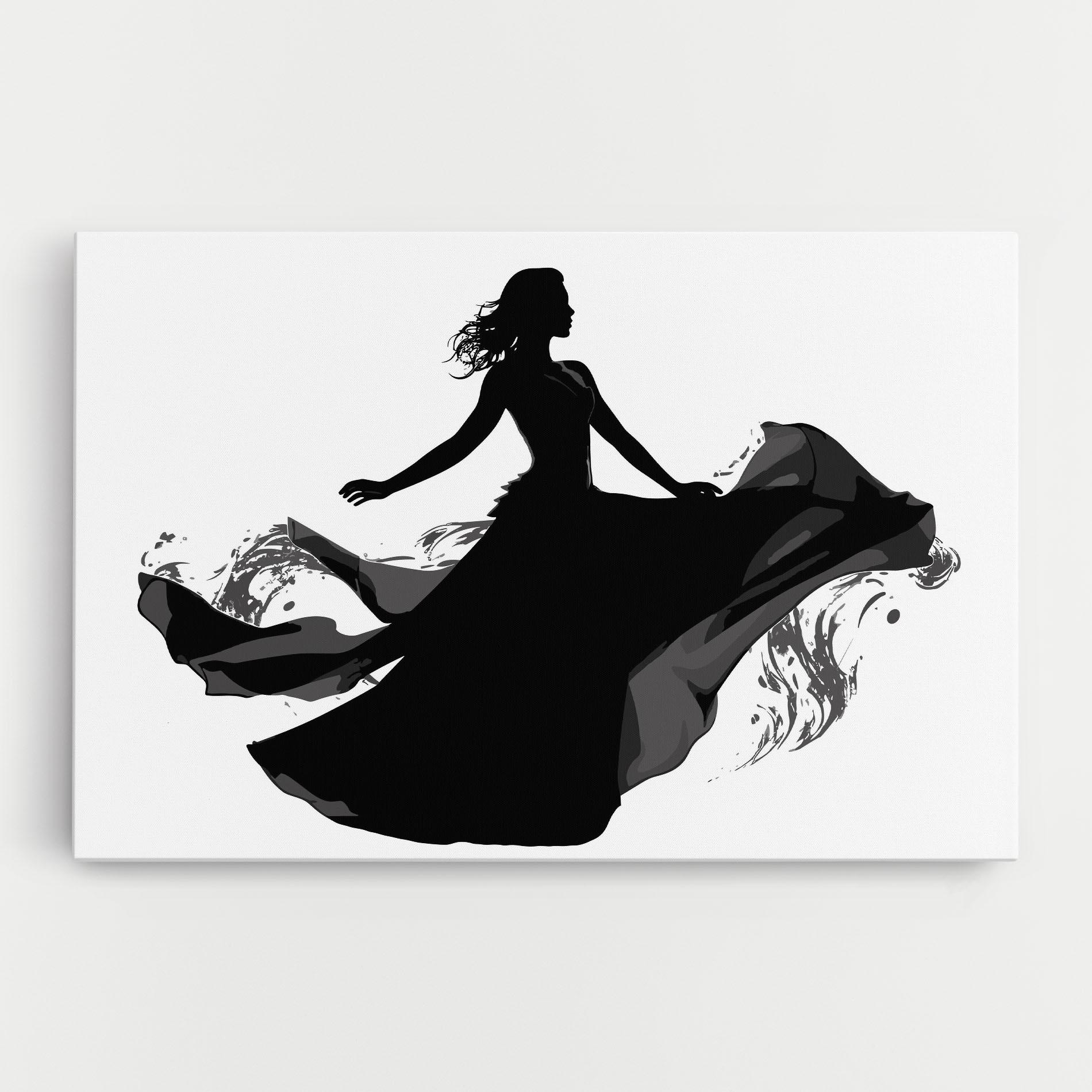 Leinwandbild Dress Jump mockup 0
