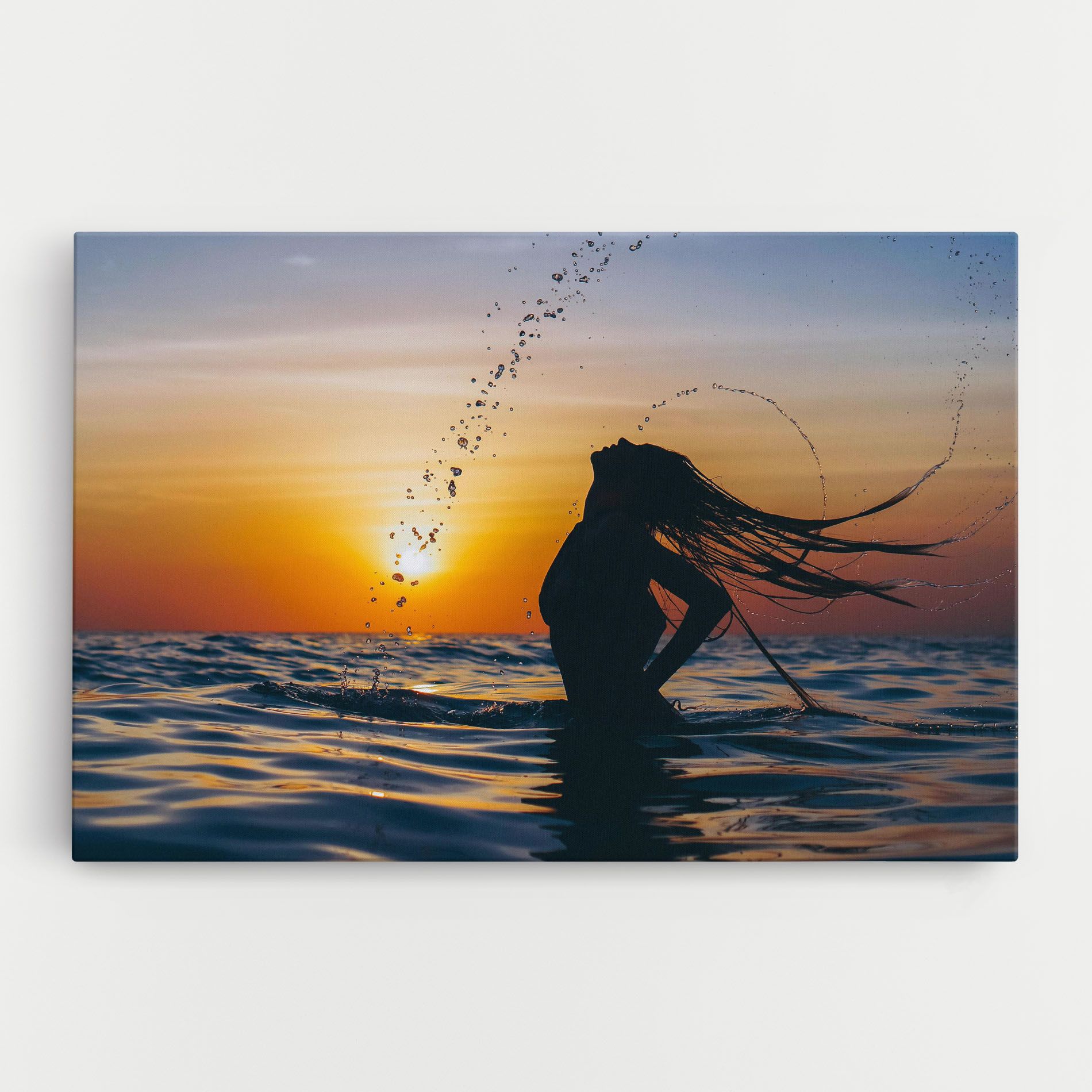 Ocean Woman Shilouette mockup 0