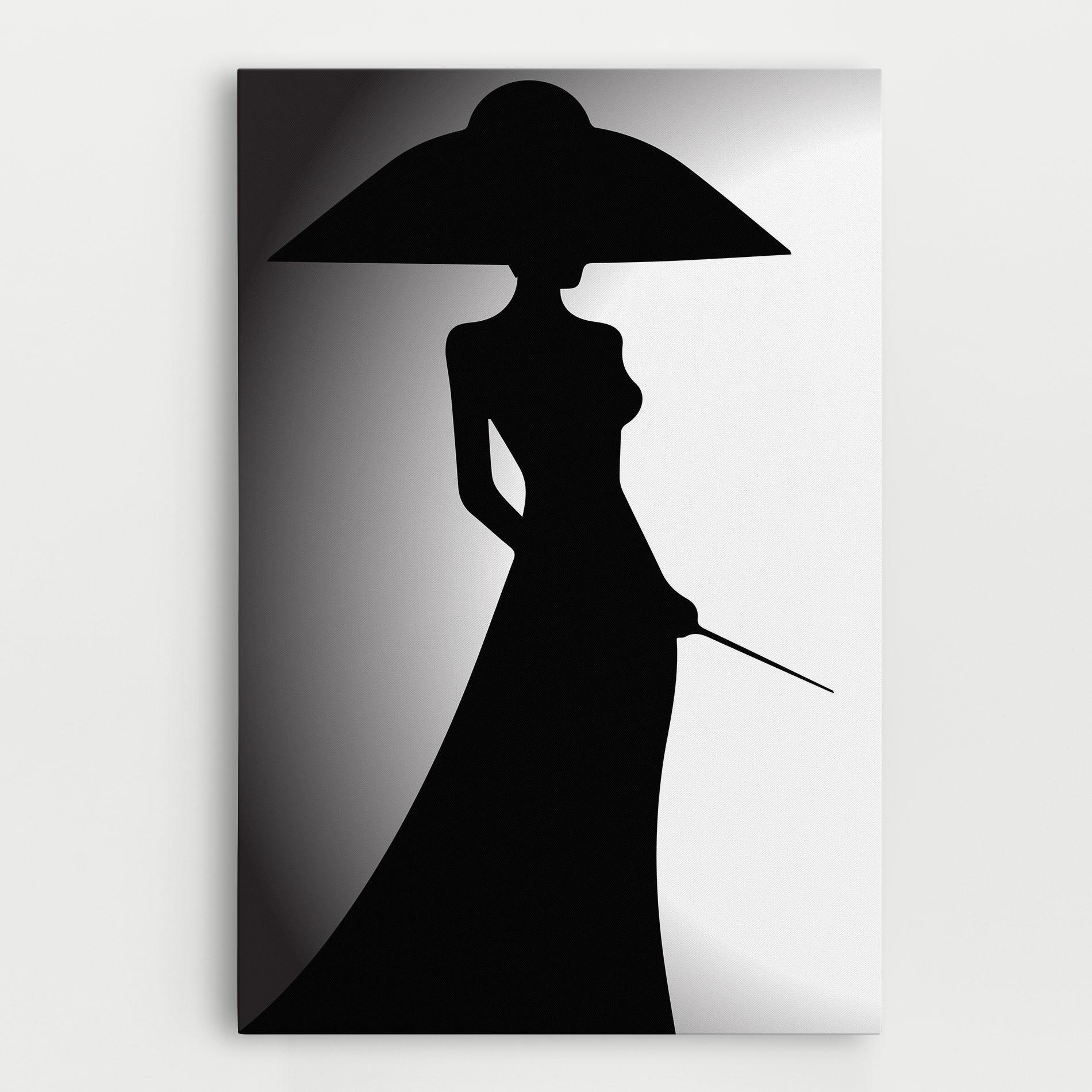 Leinwandbild Big Hat Lady mockup 0