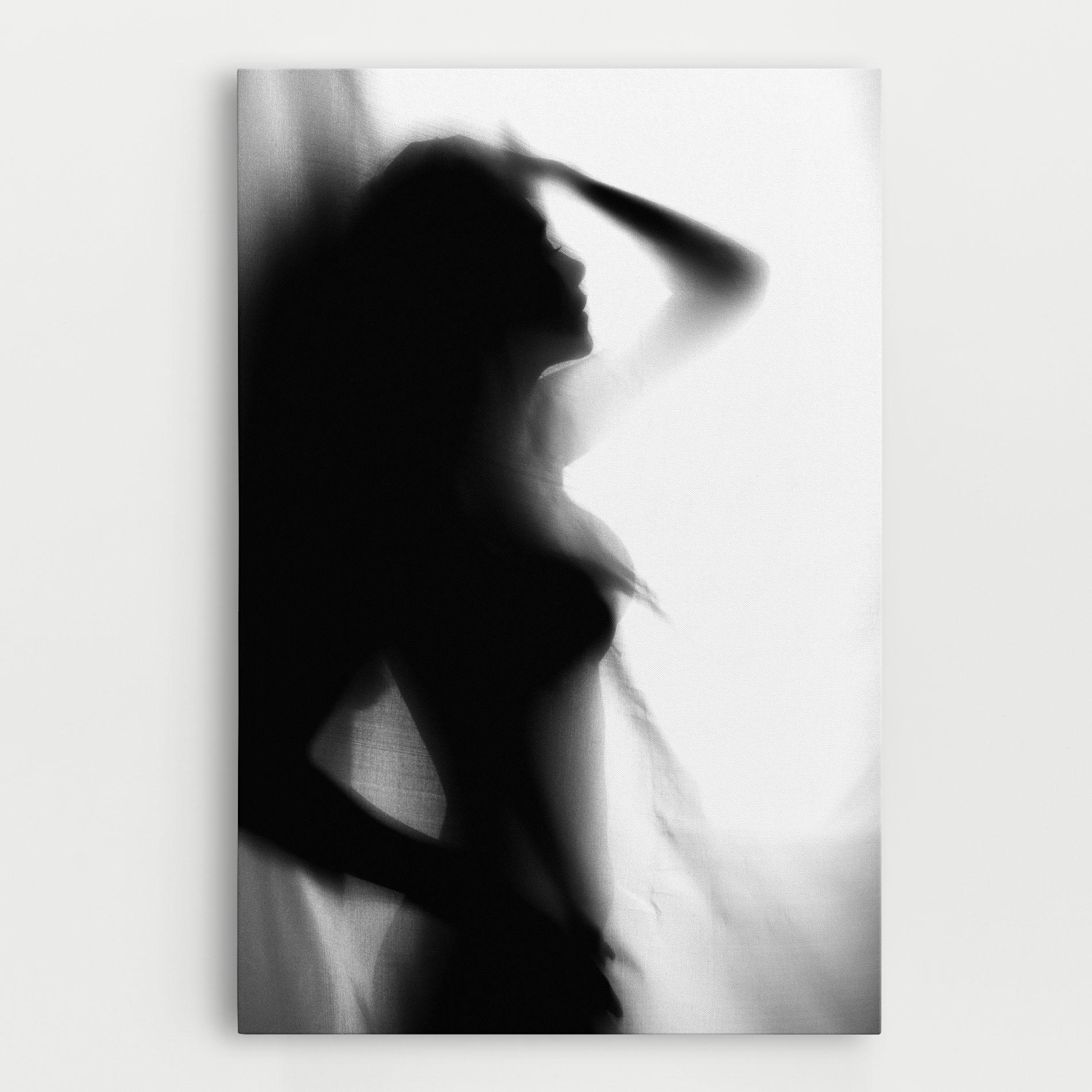 Leinwandbild Blurred Girl mockup 0