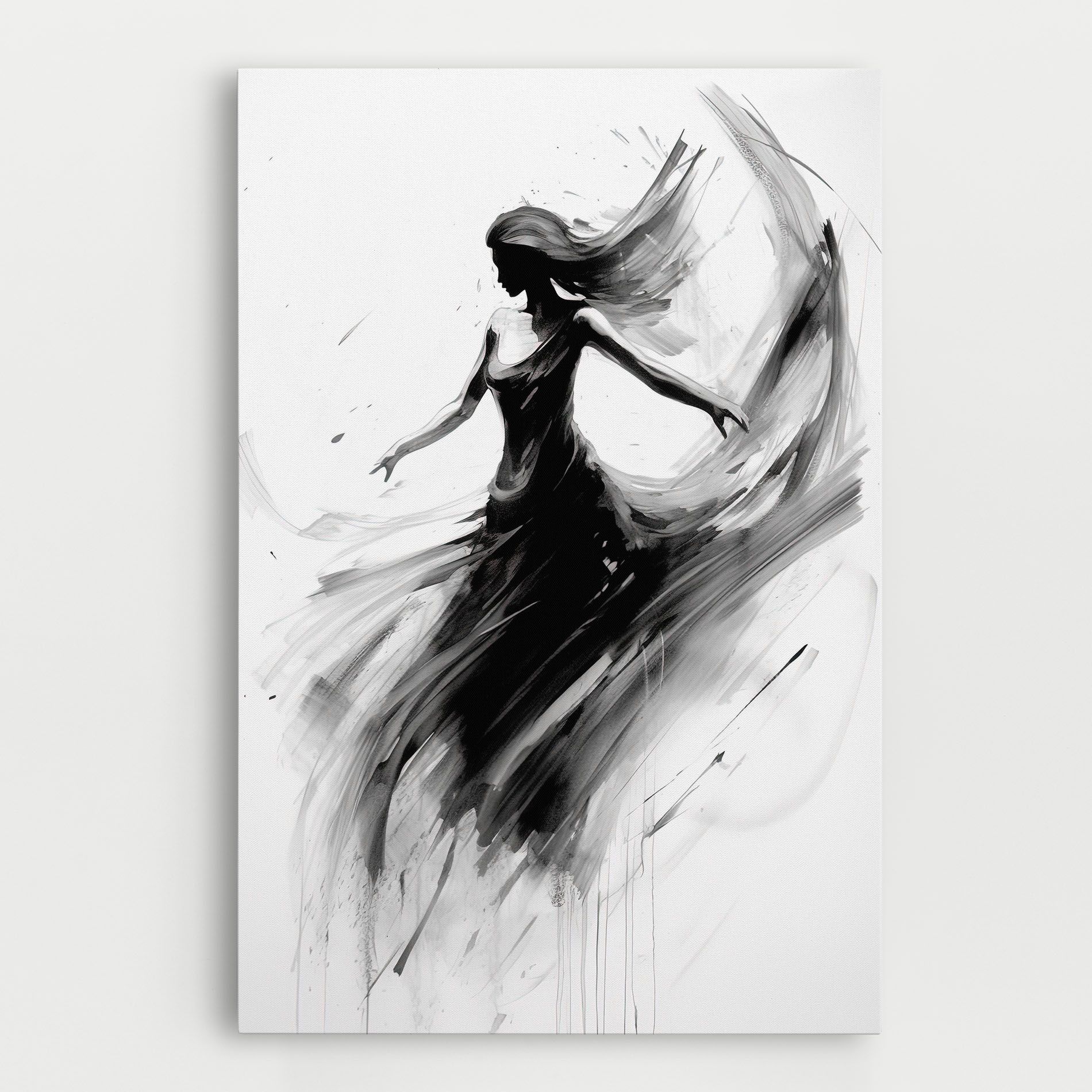 Dancing Woman Drawn mockup 0