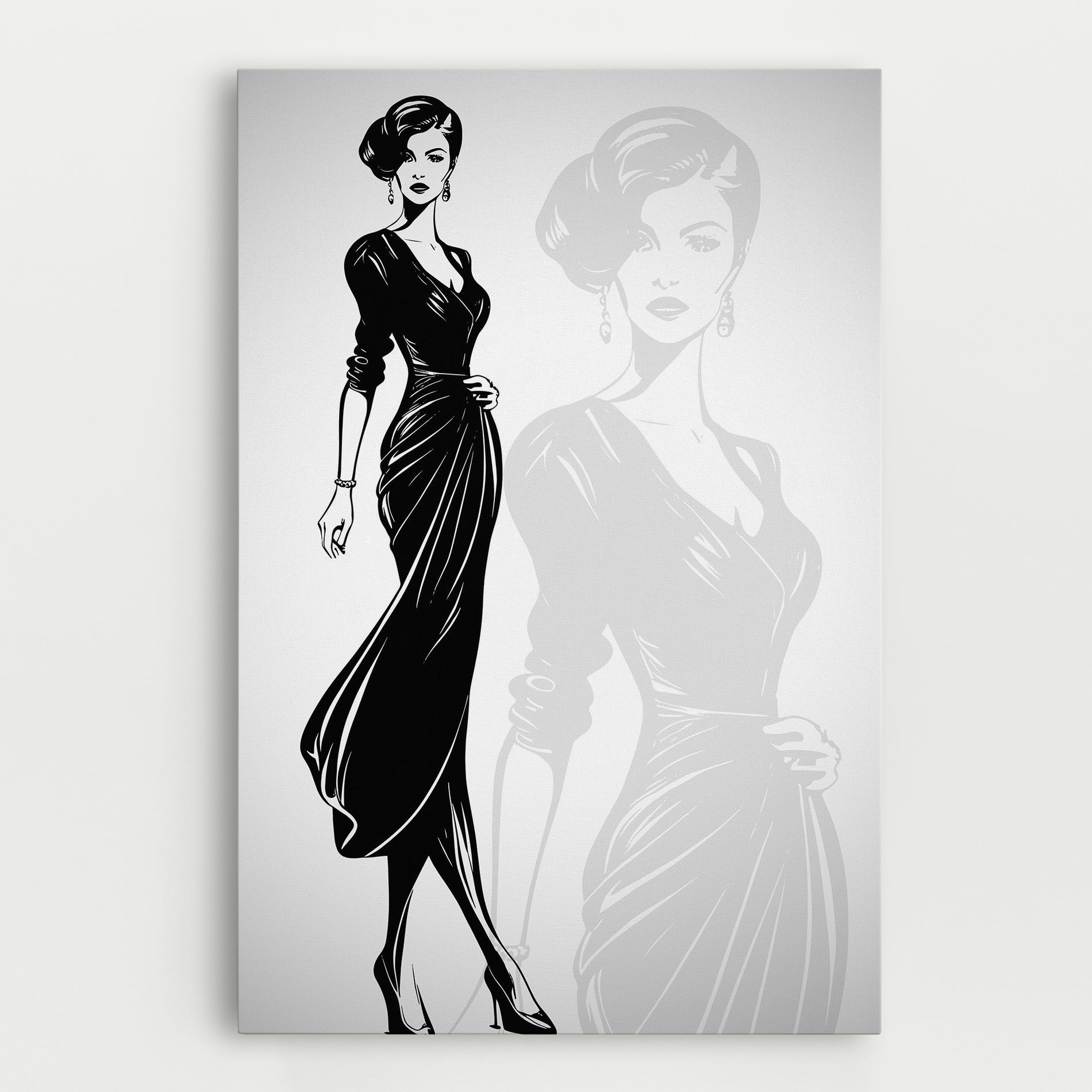 Lady Shilouette mockup 0