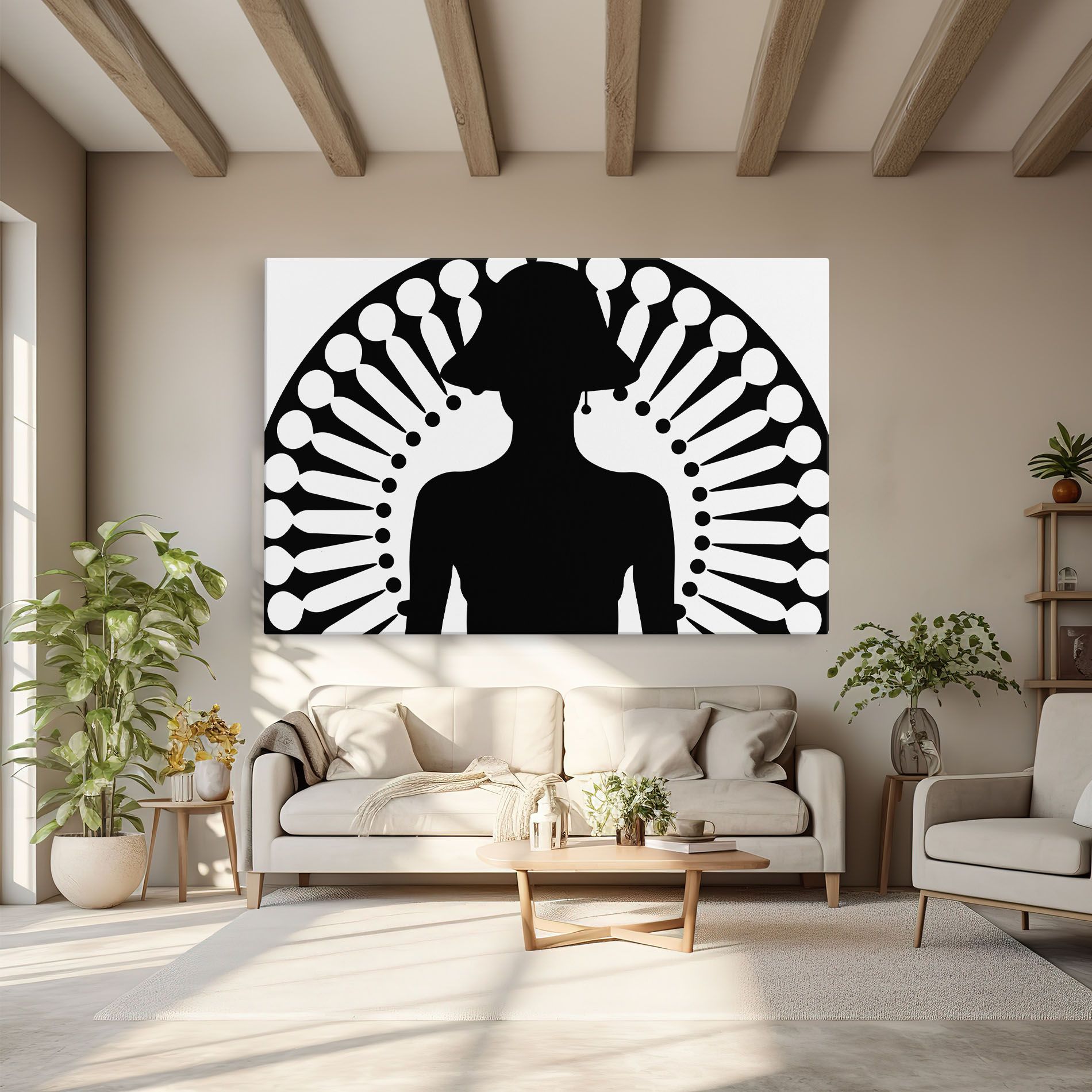 Black Shilouette Lady mockup 6