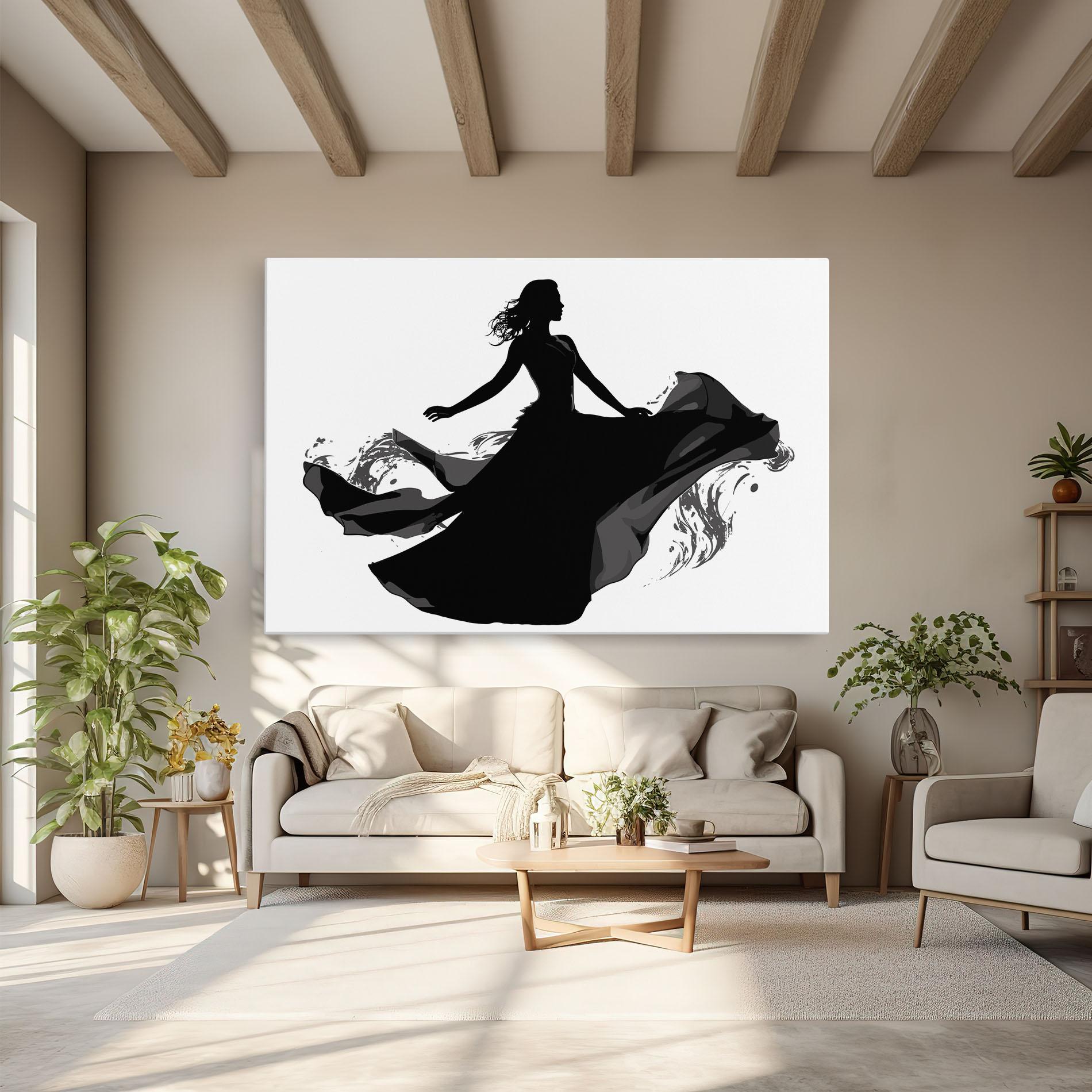 Leinwandbild Dress Jump mockup 6